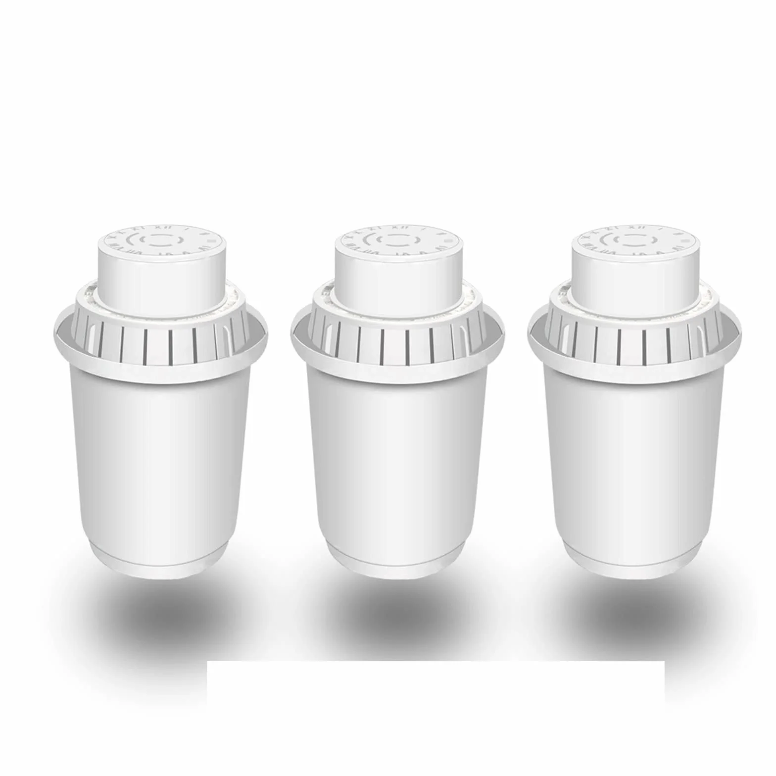 Ionizador de Filtro de Jarra de Agua alcalina Mineral de 3.5L - Filtros de Larga duración de 400L - de filtración de purificador - Alcalinizador de pH | 3 x Replace Filter