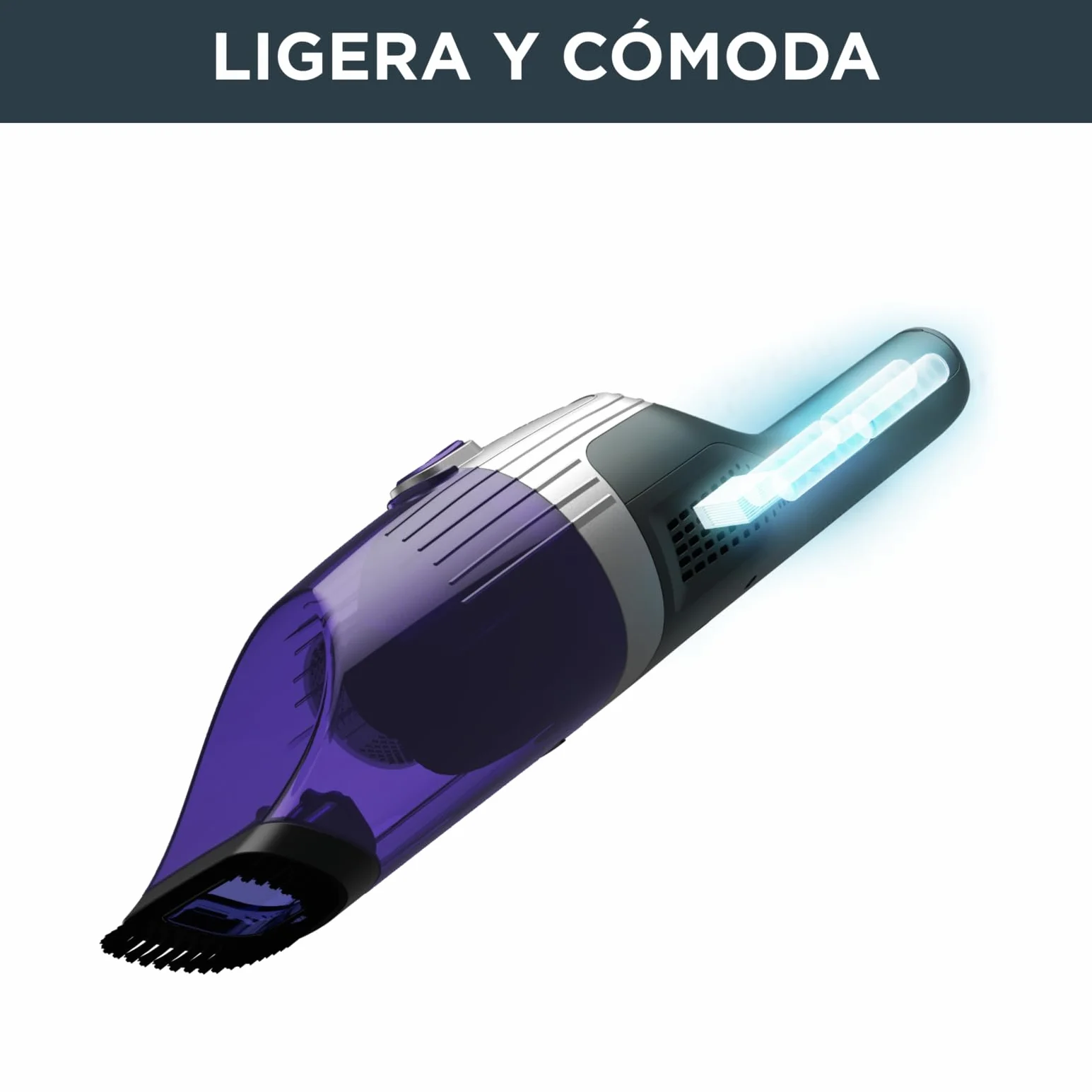 Rowenta X-TREM Compact 2 en 1 - Aspiradora escoba sin cable multisuperficies, aspiradora de mano muy ligera, hasta 60 min, Vision System, hasta el 99% filtrado, apta para personas alérgicas, RH1238
