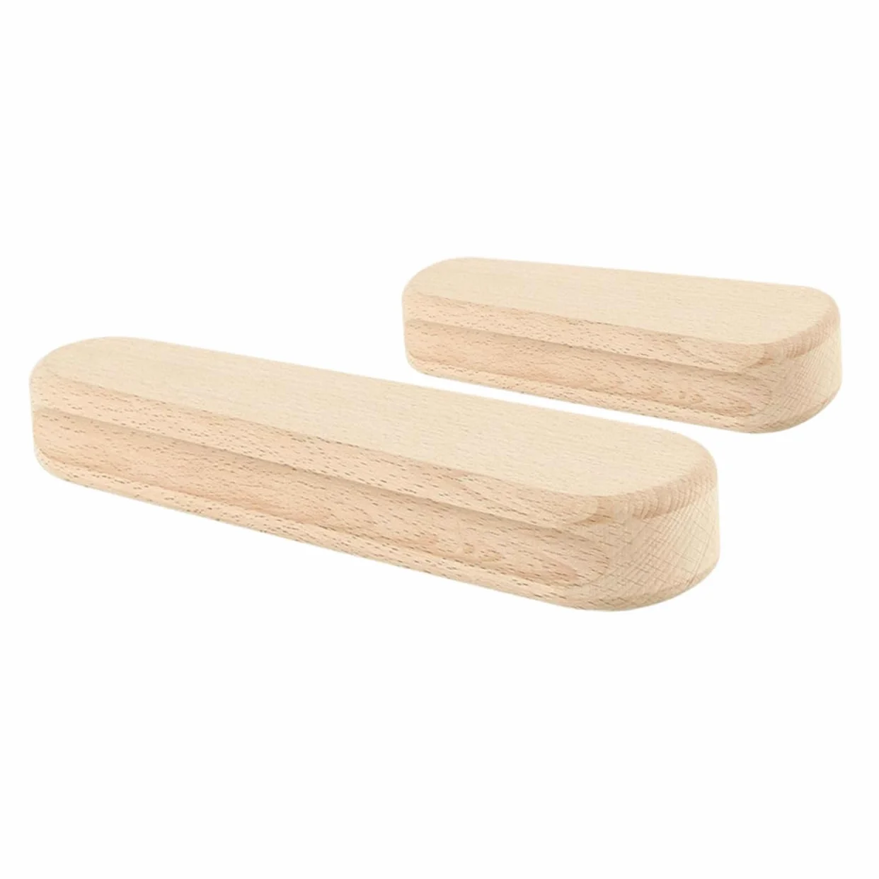 Badajo de Costura de Madera Khaki 2 Piezas para Costura Precisa | Superficie Lisa y Plana, Juego de 2 Unidades, Accesorio para Labores de Confección