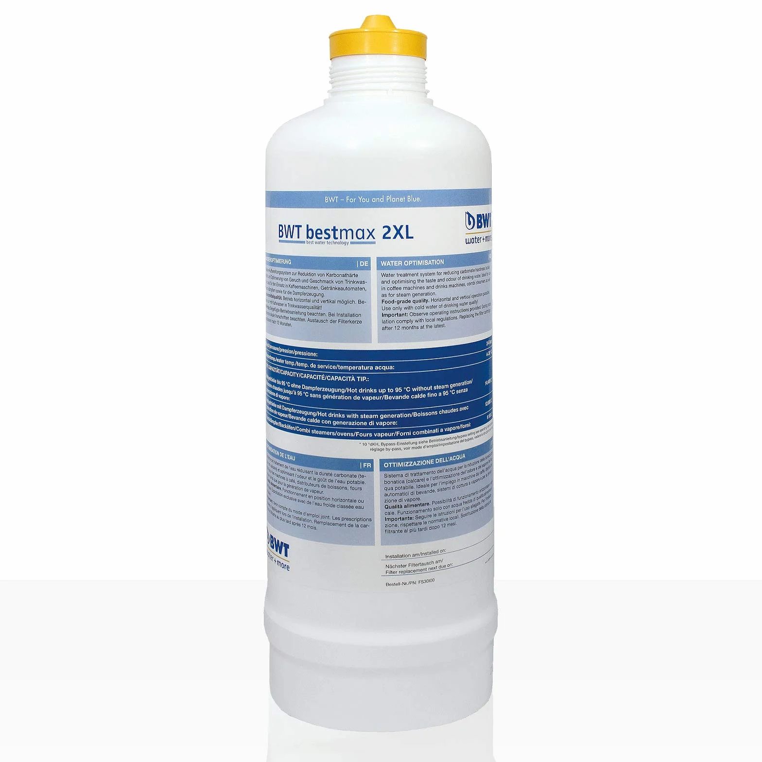 Filtro de agua XXL – 12 litros (solo cartucho).