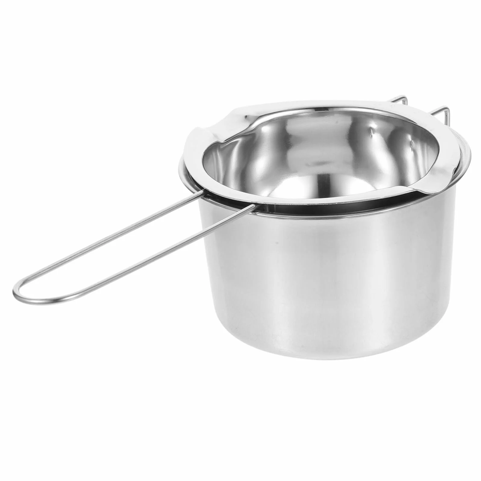 Holibanna 2 Series Kit De Crisol Para Velas Derretidas Elaboración Derretir Soja Cera Suministros Para Hacer Velas Suministros De Velas De Bricolaje Acero Inoxidable Plata 2 Piezas*2