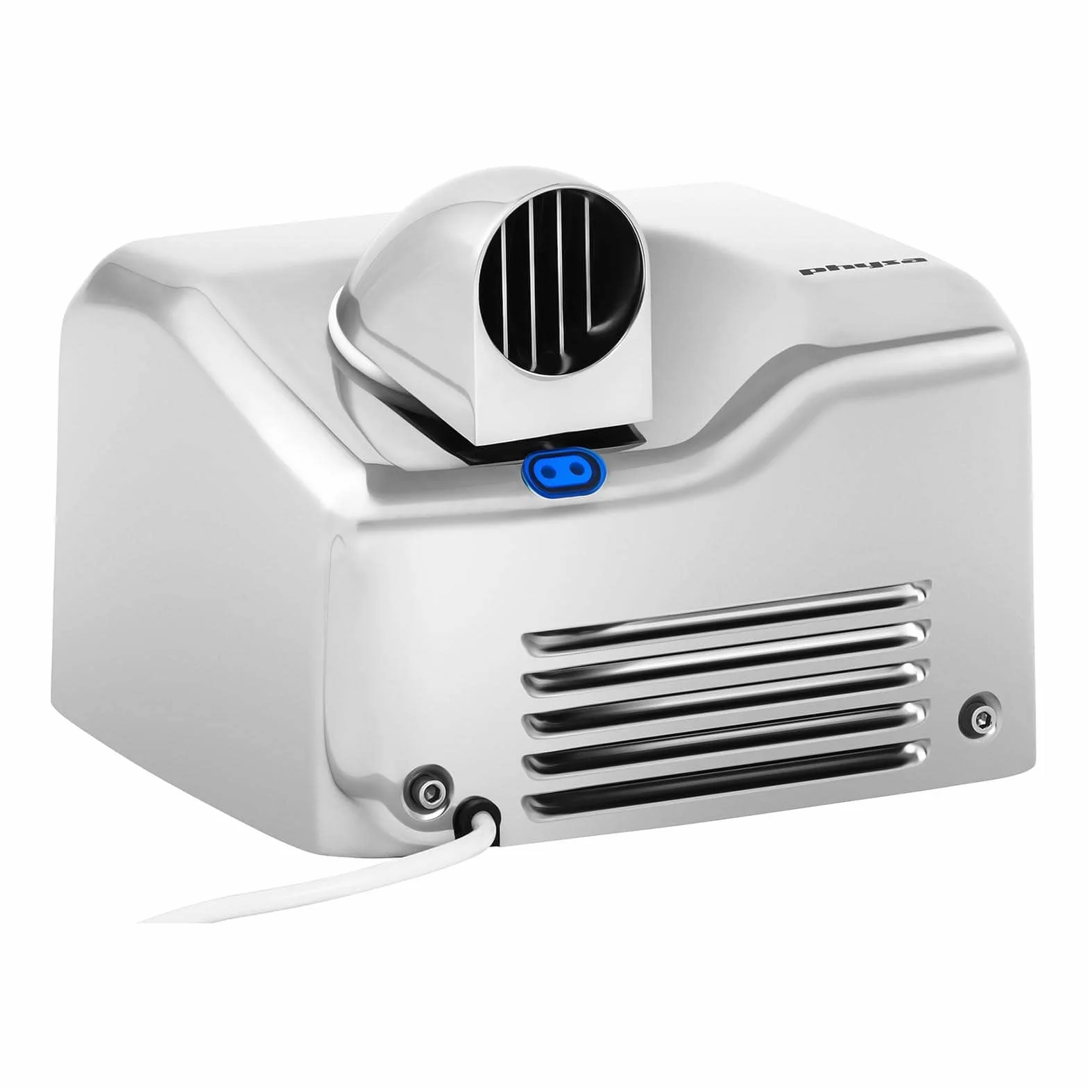 Physa VELLA SILVER Secador de Manos Eléctrico Automático (tiempo de secado máx.: 15 s, potencia de 2300 watt, flujo de aire: 15 m/s)
