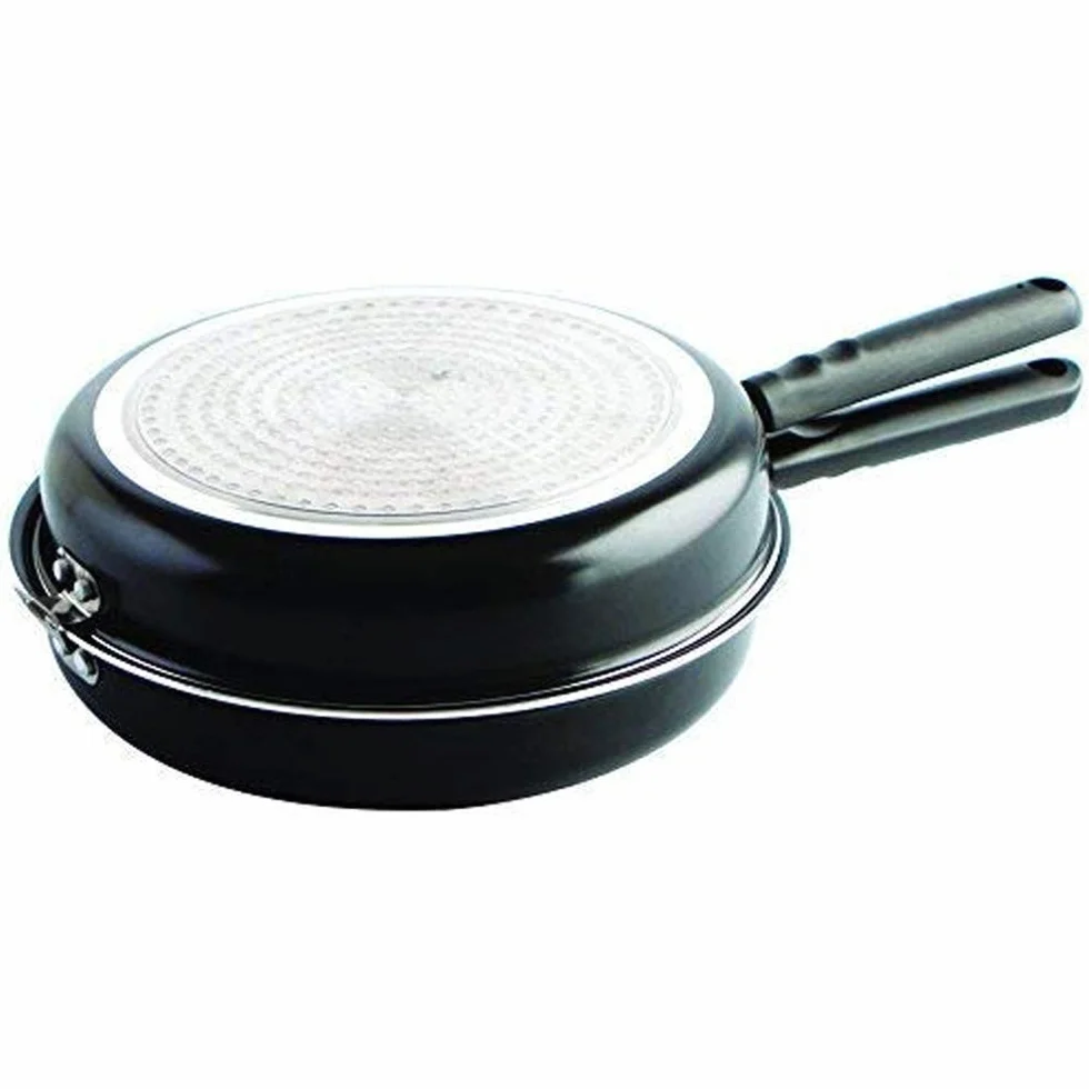 Doble Sartén Voltea Tortillas - Tortillera - Sarten para Tortilla Patatas - Sarten Doble para Tortillas - Vitro-Inducción - 28 cm