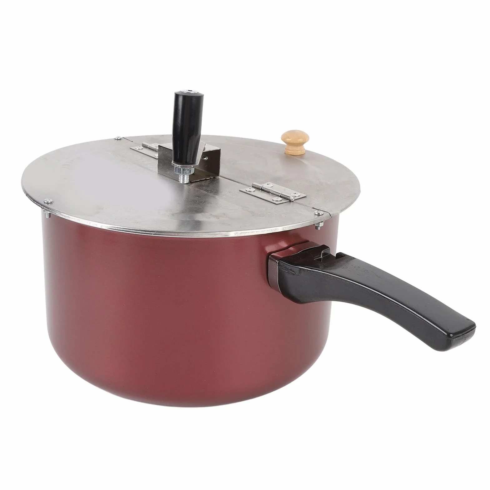 Popper de Palomitas de Maíz de Acero Inoxidable, Fabricante de Palomitas de Maíz Caseras, Máquina de Palomitas de Maíz de Cine, Ideal para Reuniones Familiares, Uso Comercial,