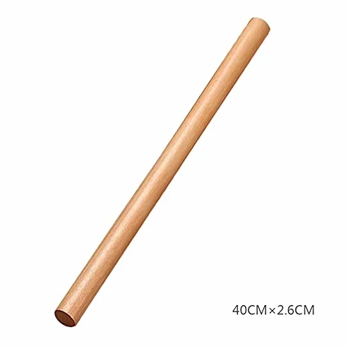 Rodillos para hornear – Rodillo de masa de madera antiadherente para pasteles y fideos – Herramienta esencial de cocina