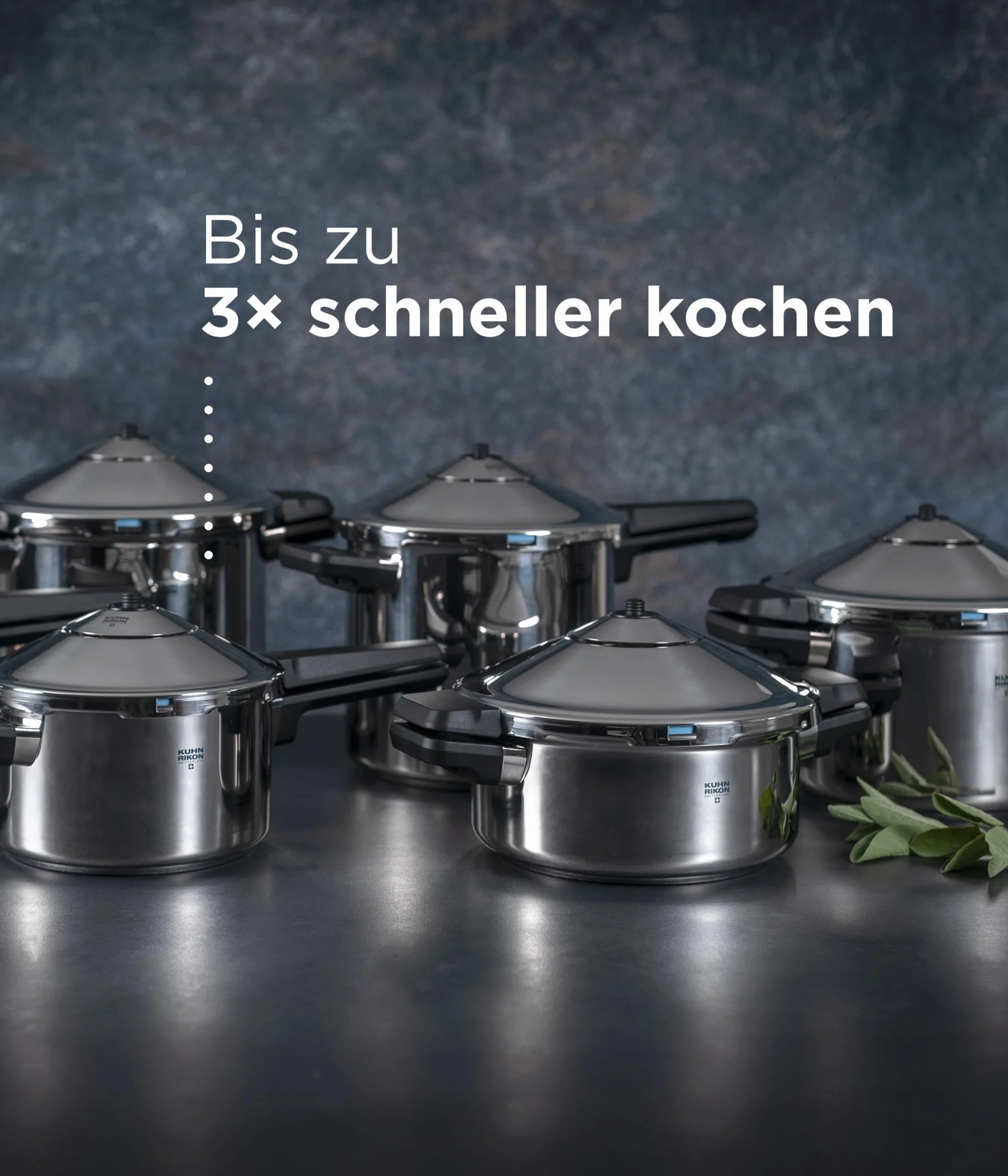 Kuhn Rikon Duromatic Inox, Olla a Presión Super Rápida con Asas, Olla Express Apta para Inducción, Fondo Superthermic para una buena Distribucion del Calor, Acero Inoxidable18/10, 6 L. /24 CM