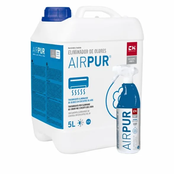 Pack AIRPUR - Garrafa + Pulverizador para Eliminar Olores en Aire Acondicionado | Bricoprofesional