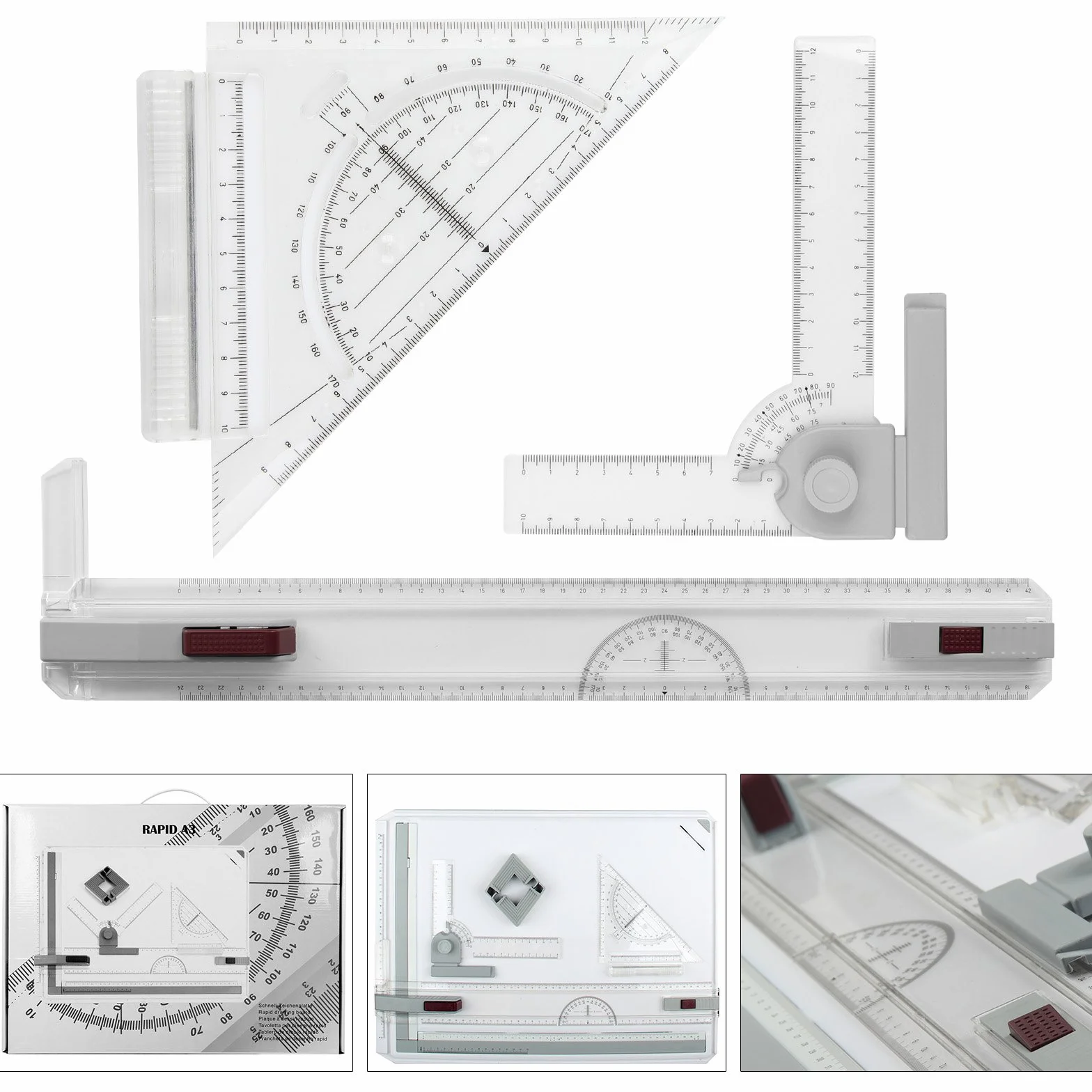A3 tablero de dibujo de conjunto de tablero de dibujo A3 con movimiento paralelo