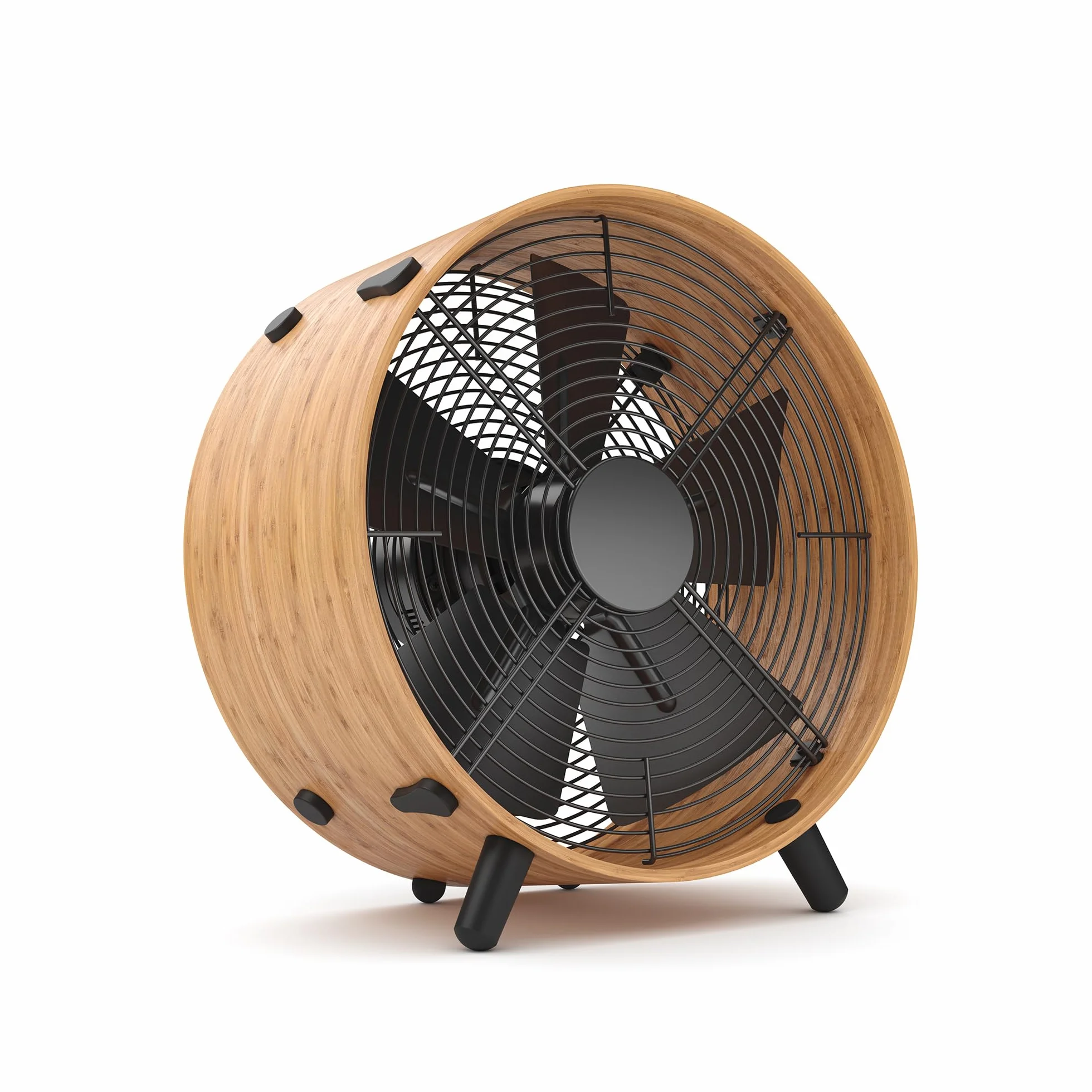 Stadler Form ventilador Otto, hecho de bambú, con 8 velocidades, ideal para el verano y adecuado para el dormitorio, sala de estar y oficina, fácil de limpiar, 50 vatios