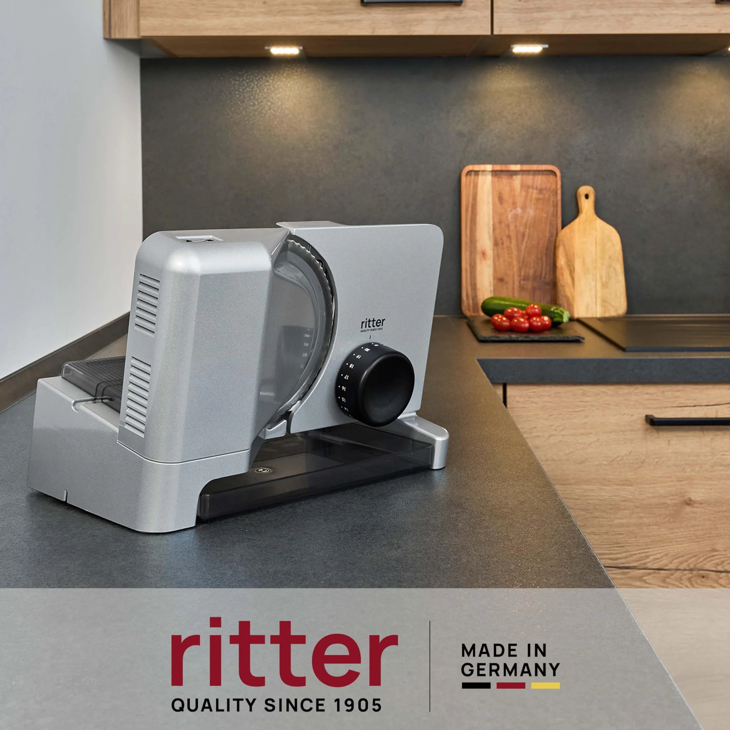 Ritter E 16 - Cortafiambres eléctrico con motor ecológico