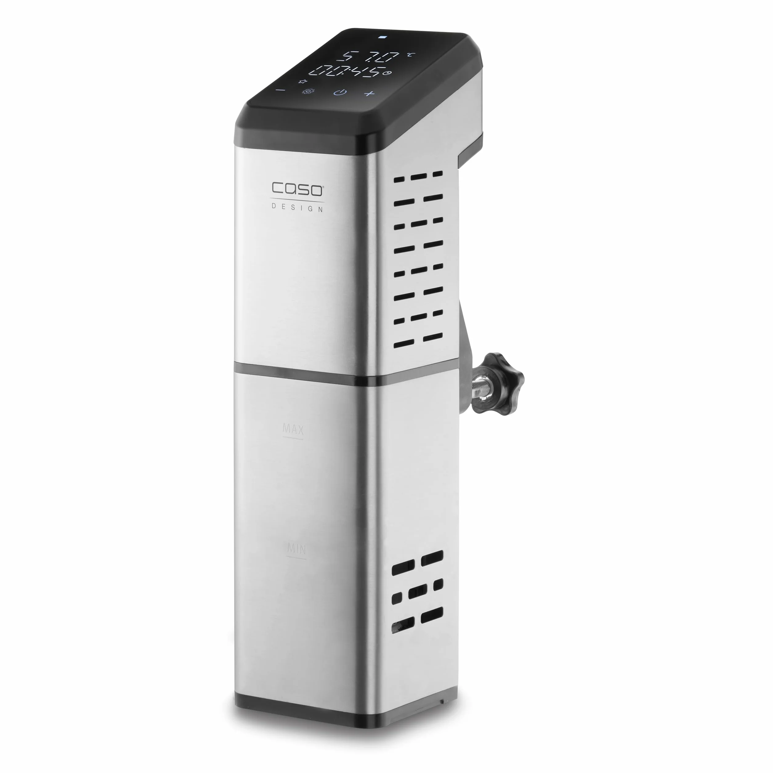 CASO SV 2000 Pro - Sous Vide roner cocina baja temperatura profesional, 2000W, Apto para 60 L, control preciso de 0 a 90 °C en incrementos de 0,5 °C, temporizador de hasta 99 horas, pantalla táctil
