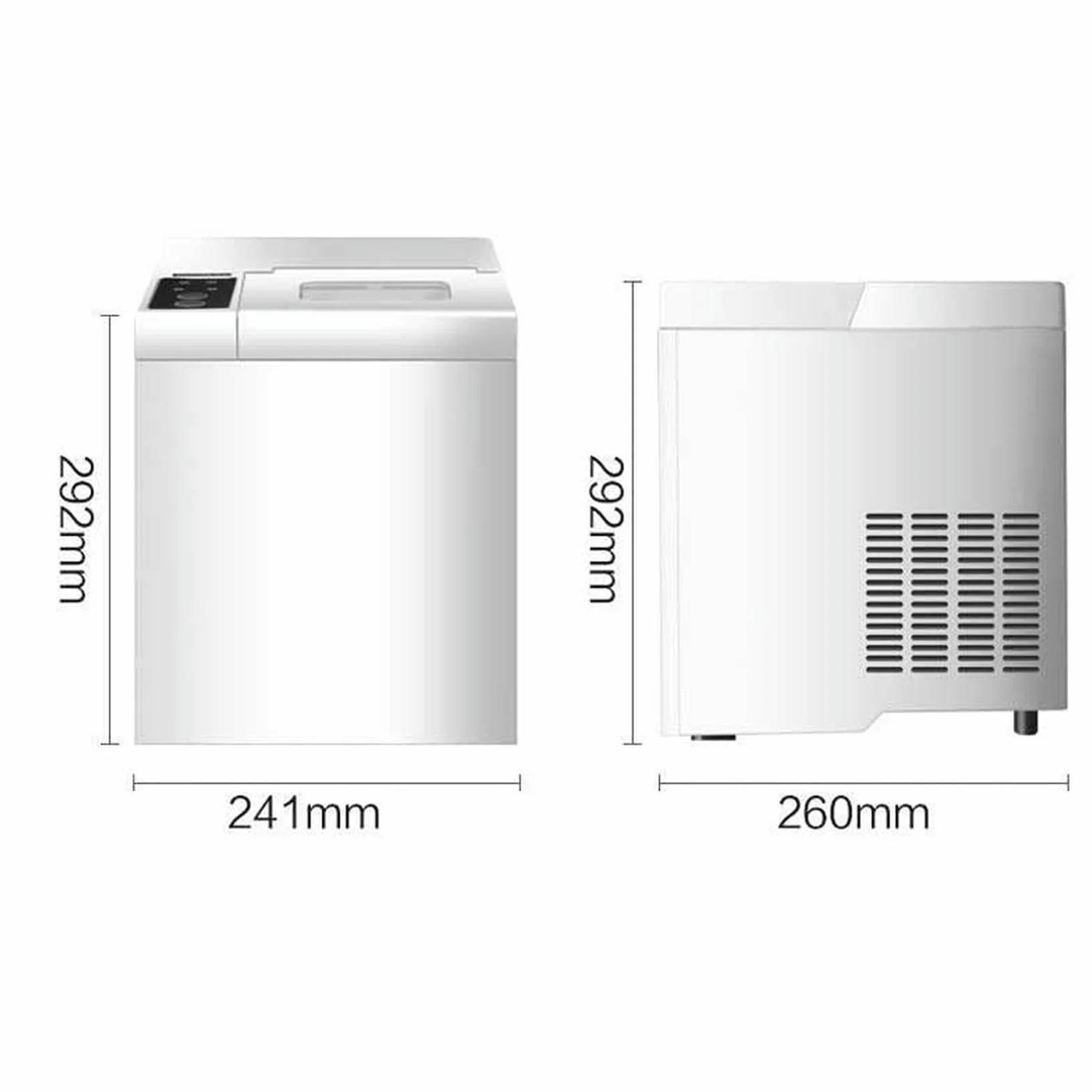 Máquina eléctrica para Hacer Hielo, de sobremesa, para Uso doméstico o en pequeñas Tiendas de té con Leche.