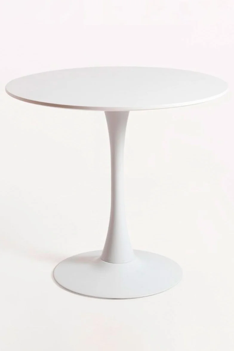 Regalos Miguel - Estilo Nórdico - Mesa Kolio 80 cm - Blanco