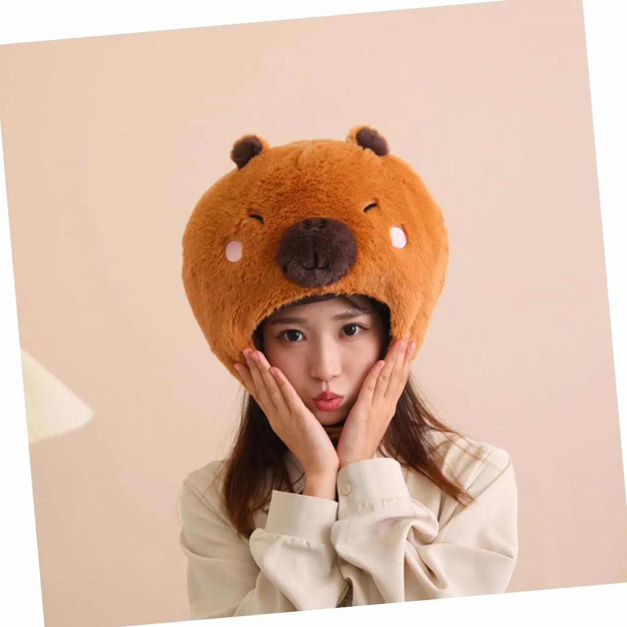 Sombrero De Peluche Divertido Diseño De Agua Dulce Accesorio De Fotografía y Disfraz Para Fiestas y Cosplay