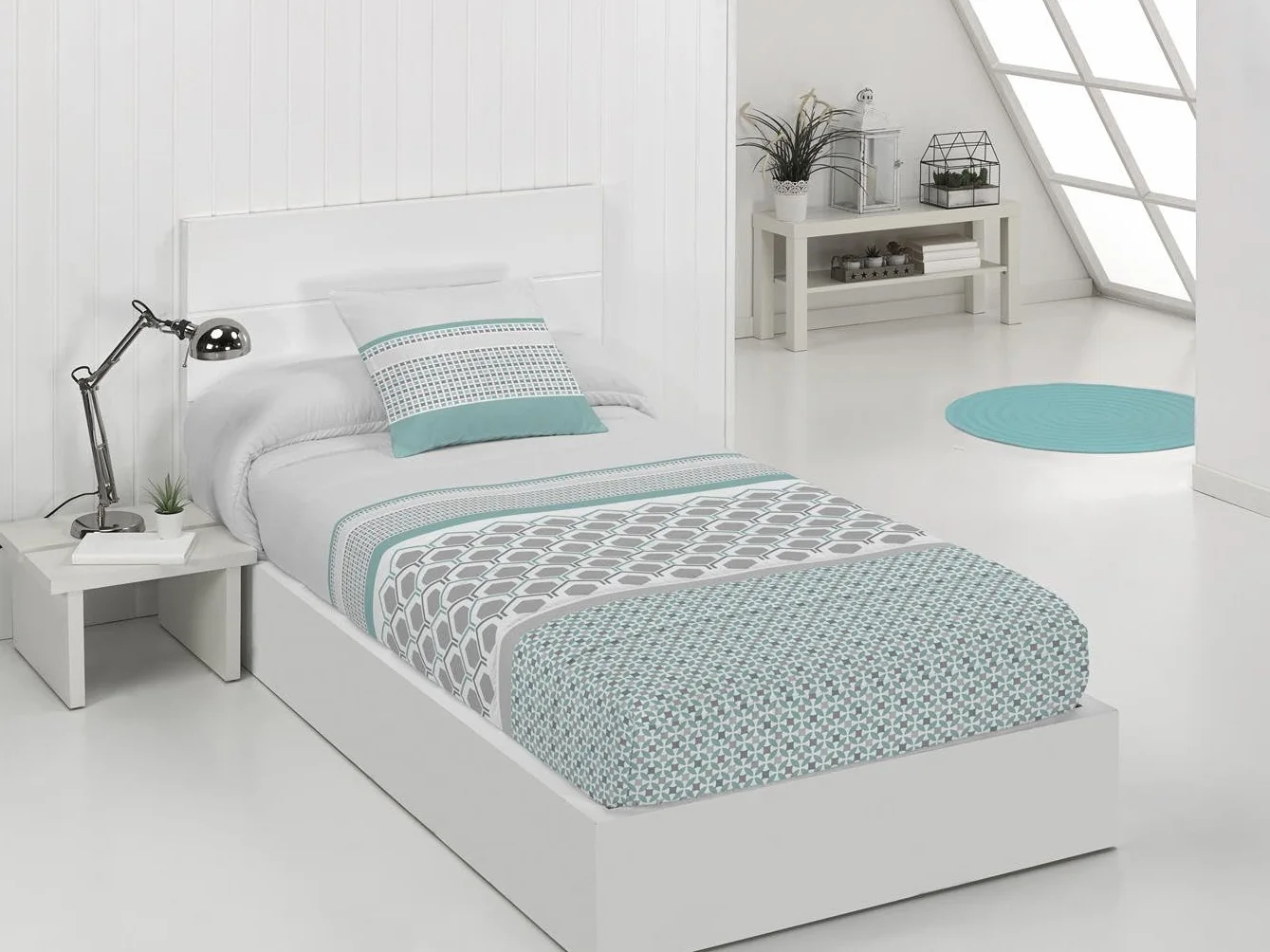 JVR | Edredón Ajustable Tamaño 80 Suave y Transpirable – Edredón Extrasuave Premium con Diseño Moderno para Todas Las Estaciones