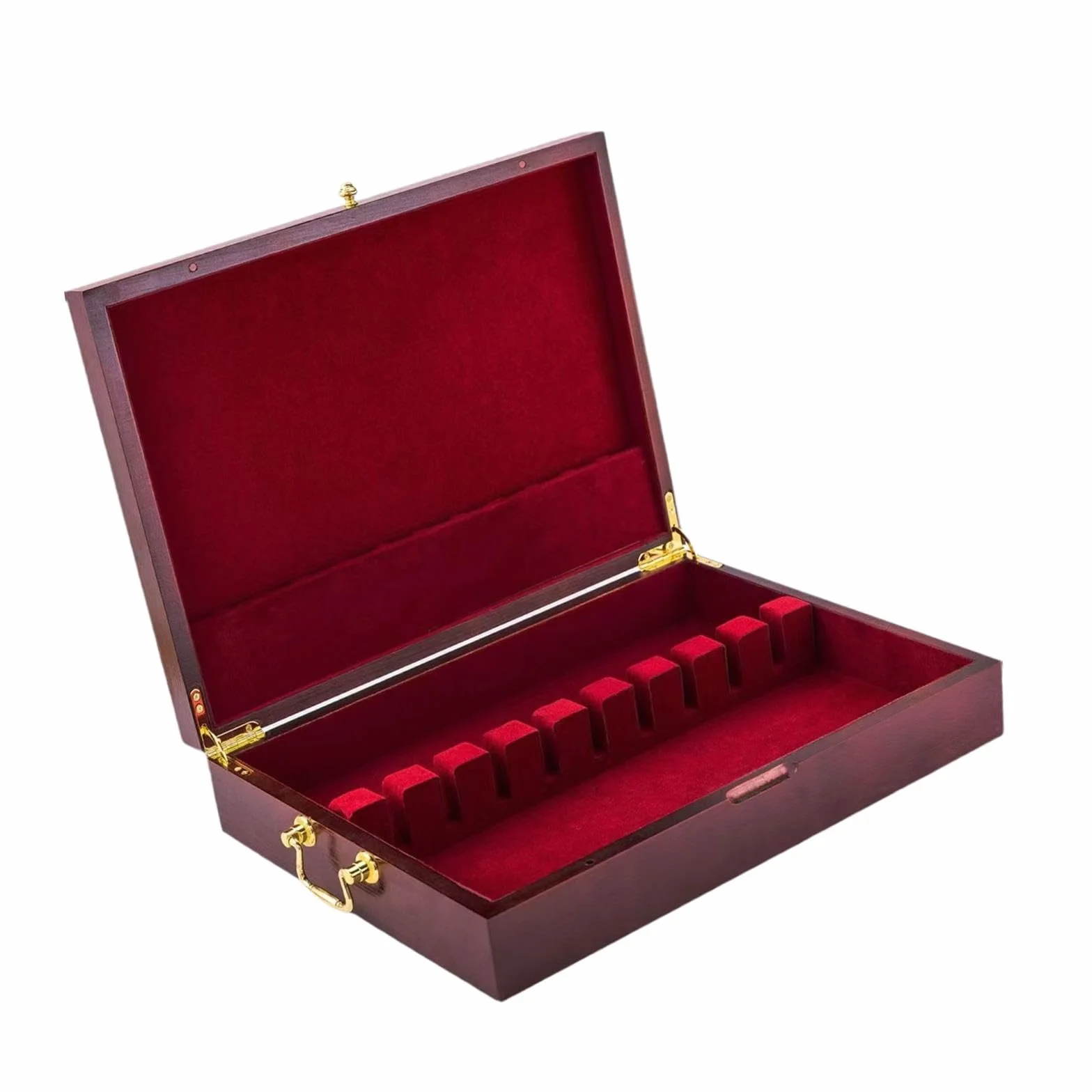 Sharplace Caja de Madera para Guardar Cubiertos, Ideal para La Cocina, El Hogar, La Decoración, Regalo, Baúl Resistente para Cubiertos.