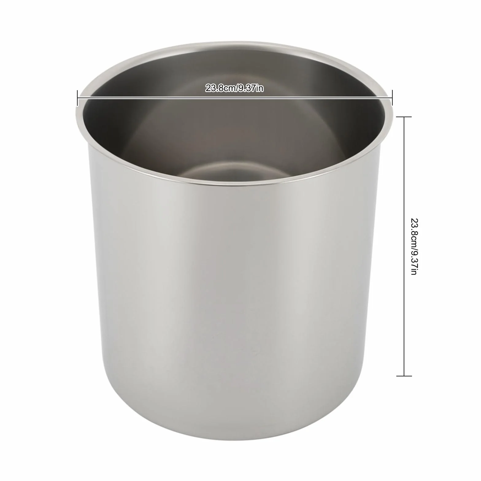 Olla eléctrica para sopa 10L 400W acero inoxidable inserto extraíble tapa abatible regulable 80°C calentador profesional