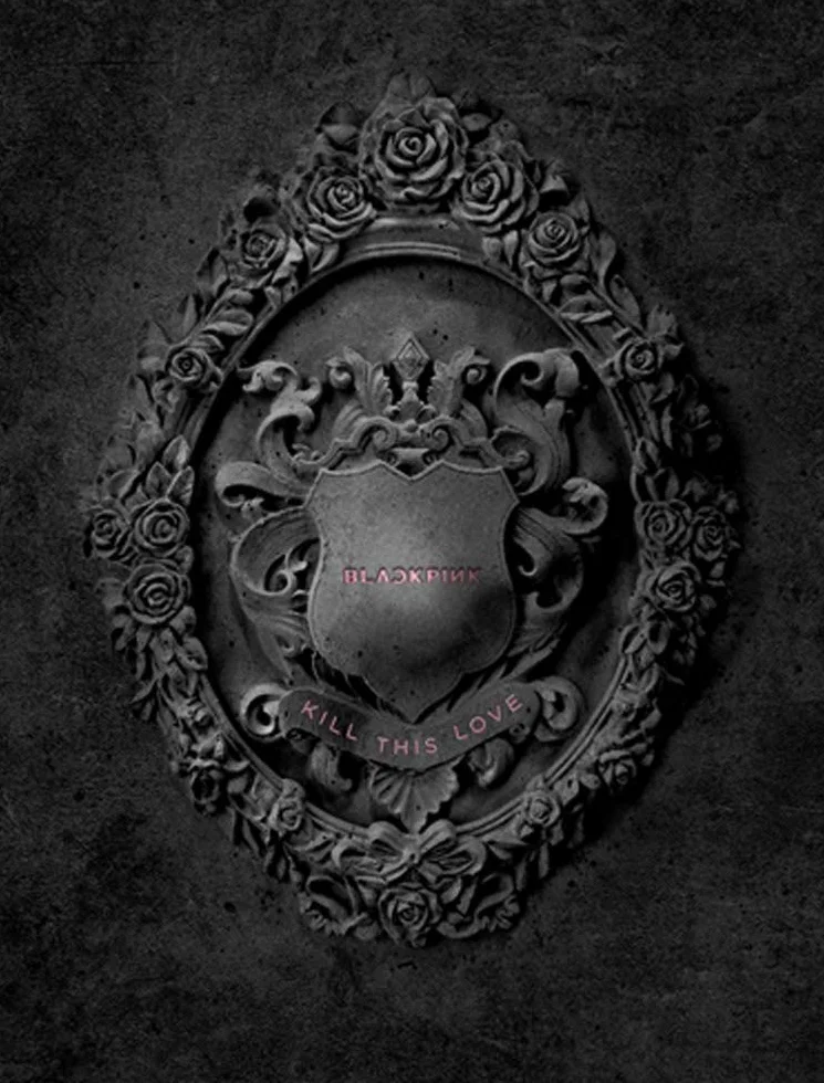 BLACKPINK Kill This Love [Black Version] 2nd Mini Album Photobook Poster Photo Zine Polaroid Photocard Sticker Set Lyrics Extra 5 Photocards Pocket Mirror