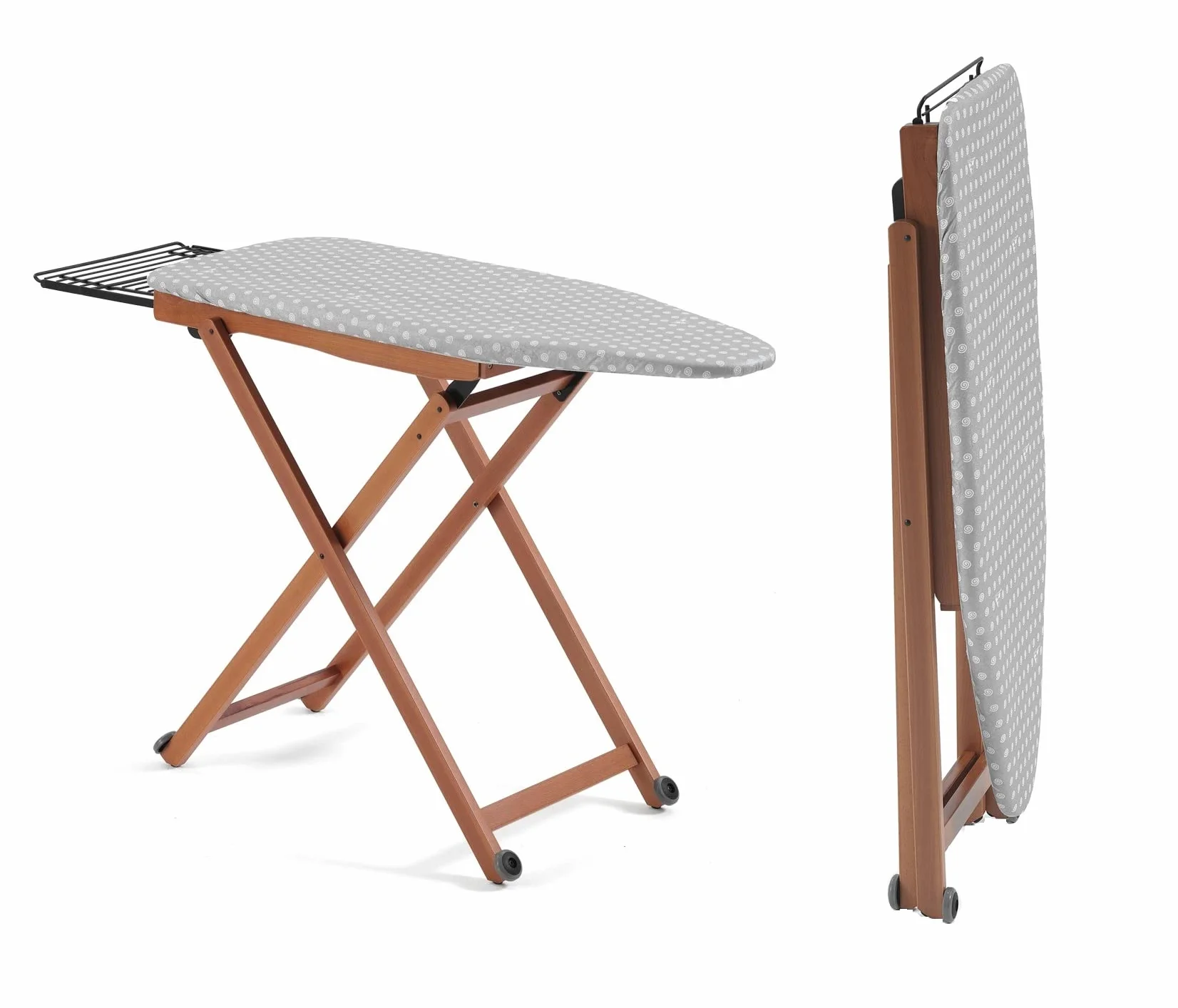 Stirolight - Mesa de Planchar Ajustable en 4 Alturas, Muebles Italianos 84x135x45