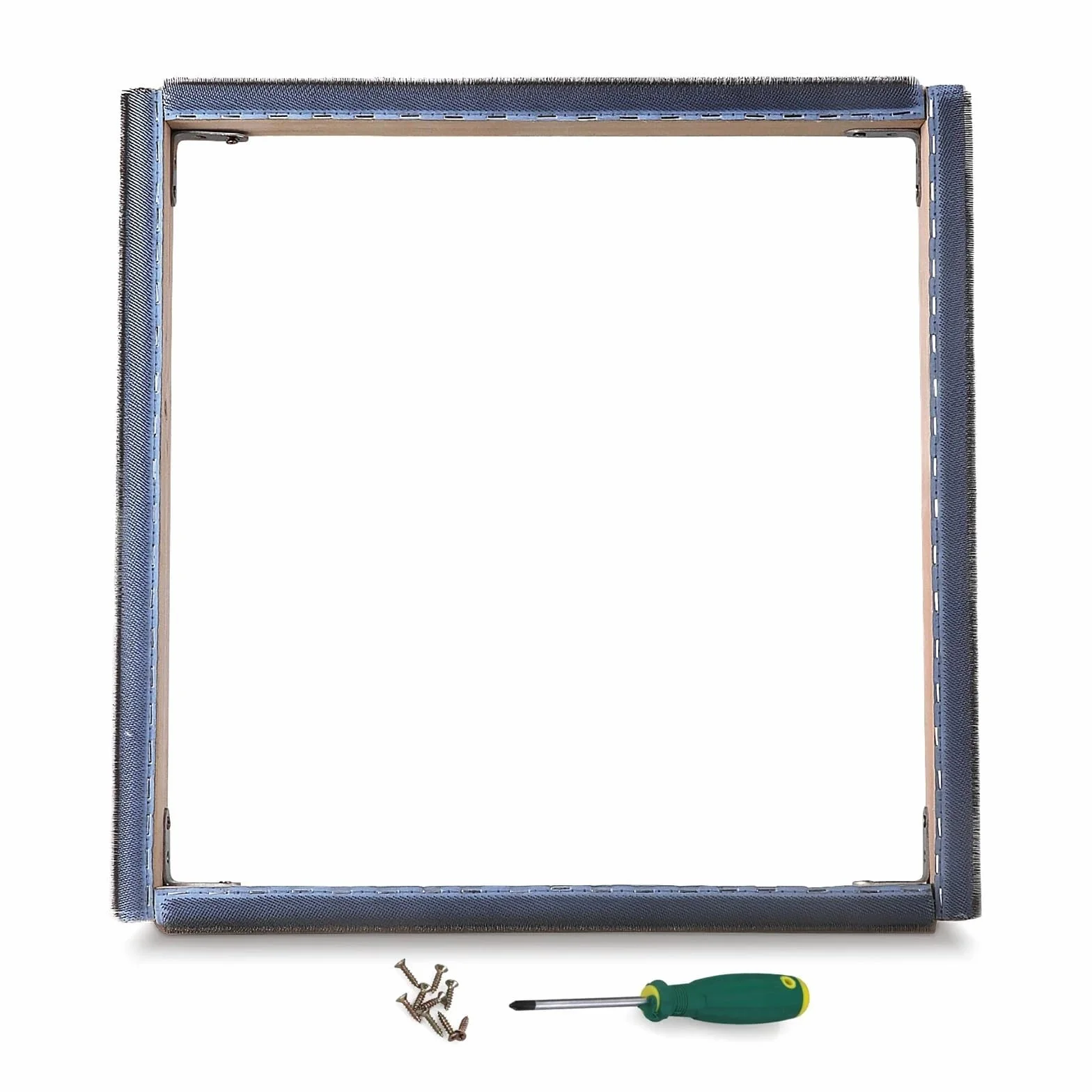 Bastidor para Bordar Aro de bordado cuadrado, tiras agarre madera for marco aguja perforadora con , DIY, costura, pintura tela, acolchado 5(50x50cm)