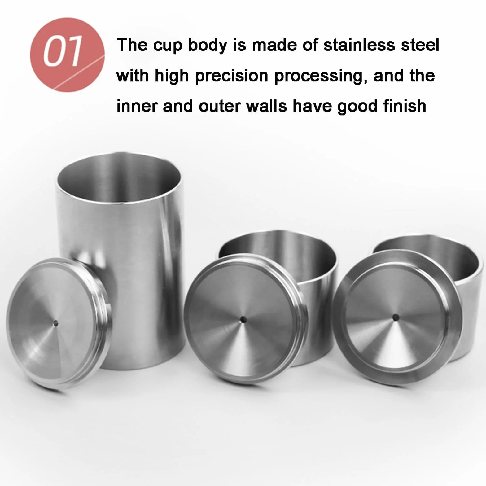 Vaso de densidad para pintura y líquidos, 100 ml de densímetro, prueba de gravedad específica de varios líquidos, fácil de usar