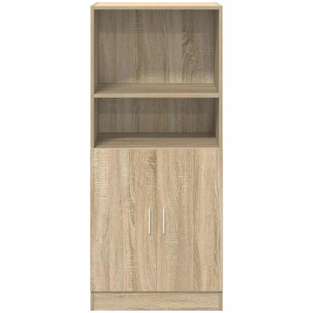 vidaXL Mueble de Cocina Madera ingeniería Roble Sonoma 57x41,5x131,5cm, aparador de Cocina, Armario de almacenaje de Cocina, aparador de almacenaje de Cocina
