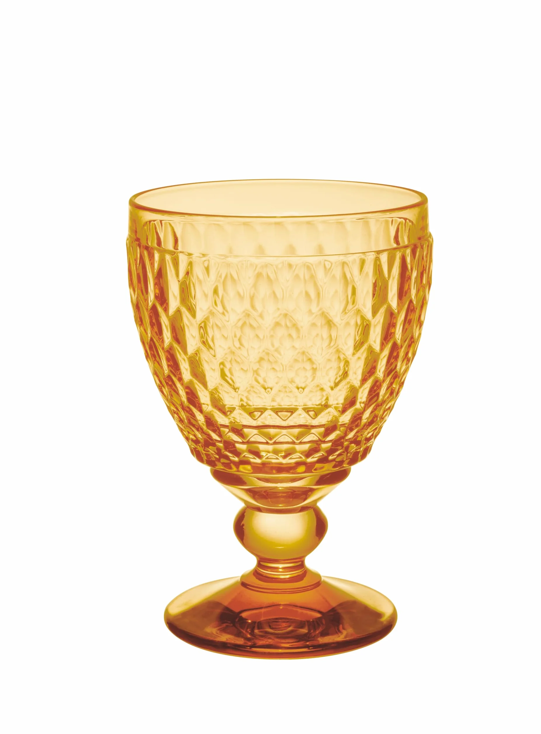 Villeroy & Boch Boston - Copa de vino tinto azafrán, juego de 4, 25.4 ml, cristal de cristal, fabricado en Alemania
