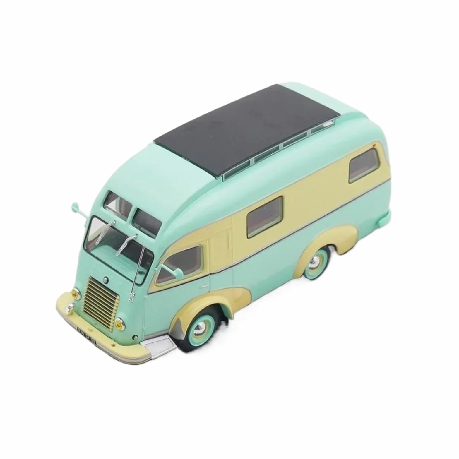 1 43 para Goelette Digue 1951 RV Camper Vehículo Auto Modelo De Aleación Colección Estática Juguetes Recuerdo Miniatura de colección