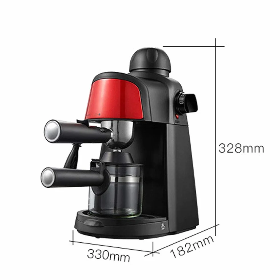 Máquina de café con vaporizador de Leche Máquina de café Espresso Italiano Espresso Tradicional Cafetera Máquina de Bebidas Calientes Espresso, Latte, Cappuccino Needed