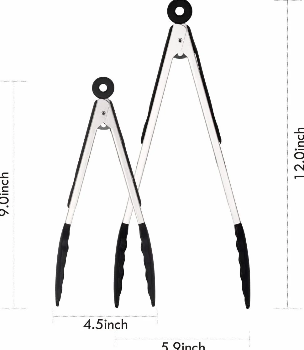 Codream Pinzas de Cocina de 9 Pulgadas