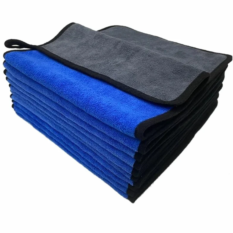 Toalla de microfibra para detalles de coche, accesorios de lavado de coches, microfibra para el interior del coche, limpieza en seco, suministros de toallas de detalles de automóviles, color