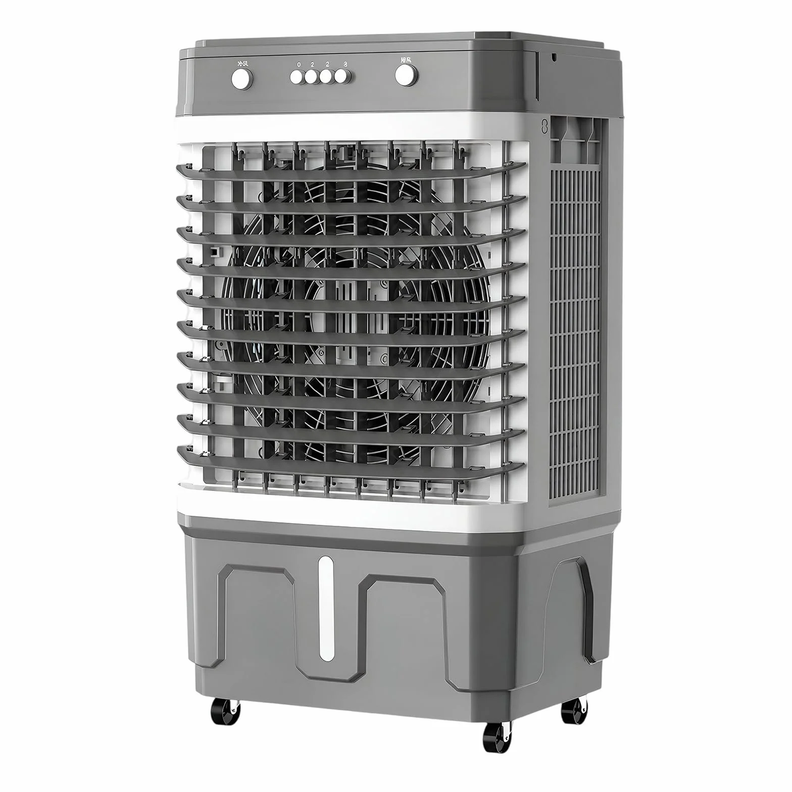 Aire Acondicionado Portátil Enfriador Evaporativo, con Oscilación De 120°, Sin Tubo, 3 Velocidades, Depósito De Agua De 20 L, Velocidad del Aire 6,6 M/S, para Habitación Y Oficina