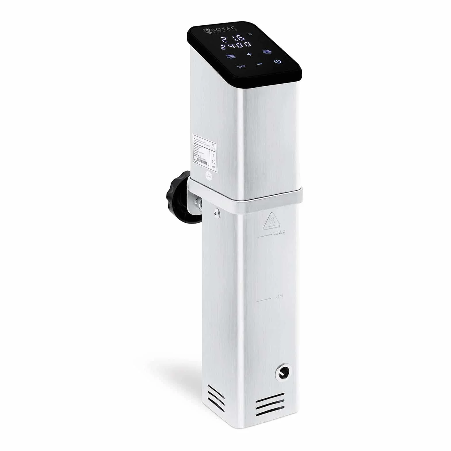 Royal Catering Circulador De Inmersión Sous Vide Al Vacío Cocedor Portátil RCVG-45 (Potencia: 1.500 W, Temperatura: 5-90 °C, Temporizador: 0 min - 99 h)