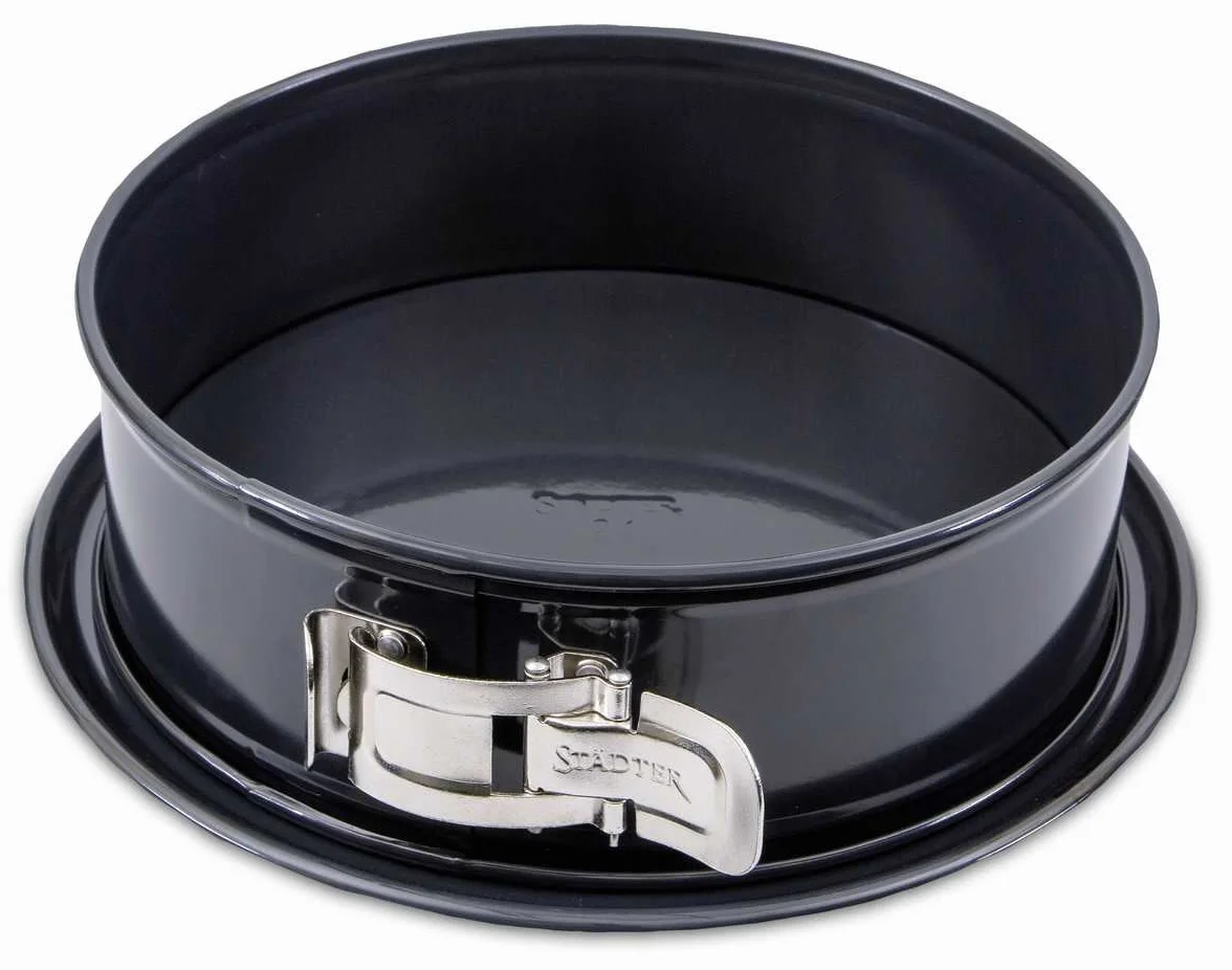 Staedter Molde Desmontable con Soporte de Parte Inferior, Negro, Metal, Negro, 28 cm