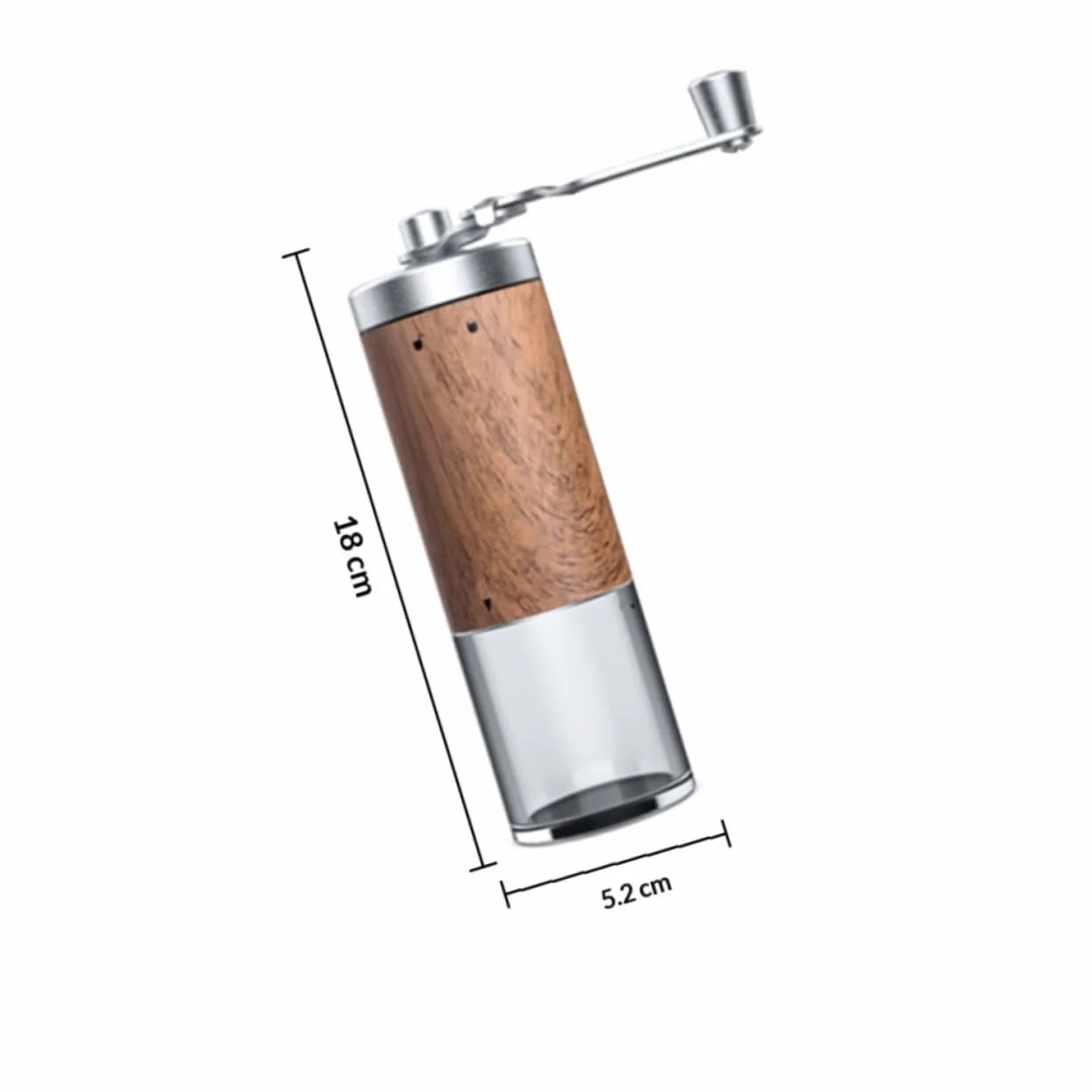 Molinillo de Café Manual de Madera Muelas Cerámicas Obsequio Elegante para Entusiastas del Café