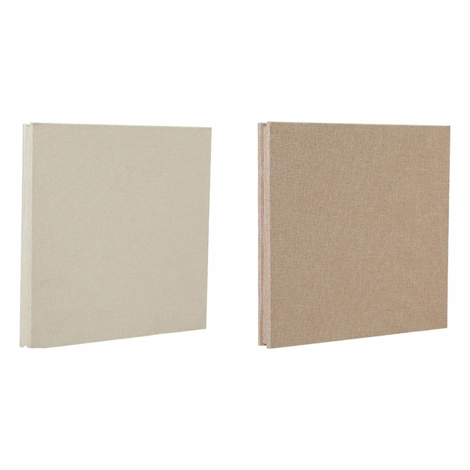 áLbum De Fotos Práctico estuche de almacenamiento for álbumes recortes, cubierta lino for manualidades, decoración regalo cumpleaños, recuerdo familiar, amigos(Beige)