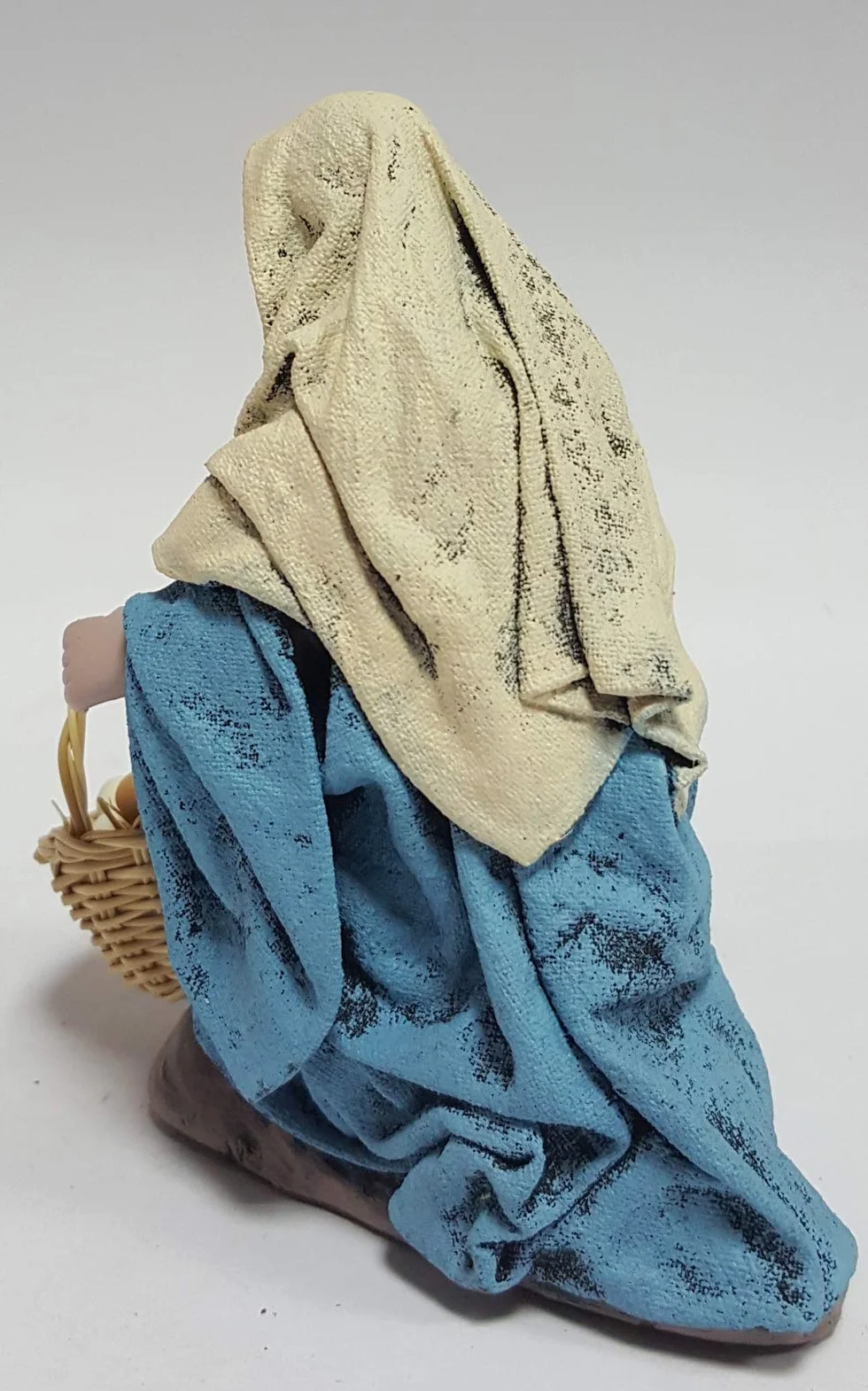 Pastora adorando con Cesta de Huevos para Figuras 12 cm