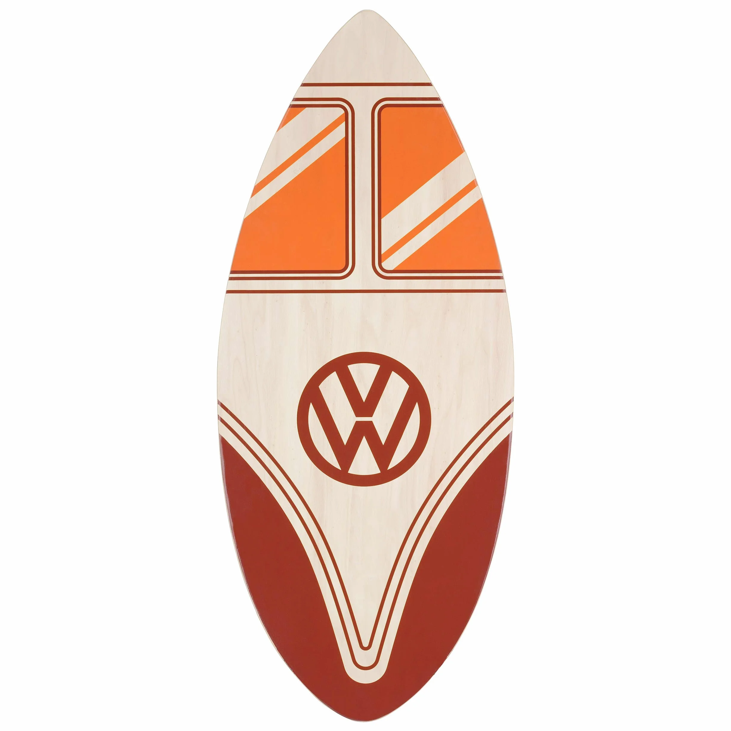 Volkswagen Skimboard de 41 Pulgadas para niños y Adultos – VW Pintail Skim Board para Principiantes 7 Capas de Madera Skimmer – Varios diseños