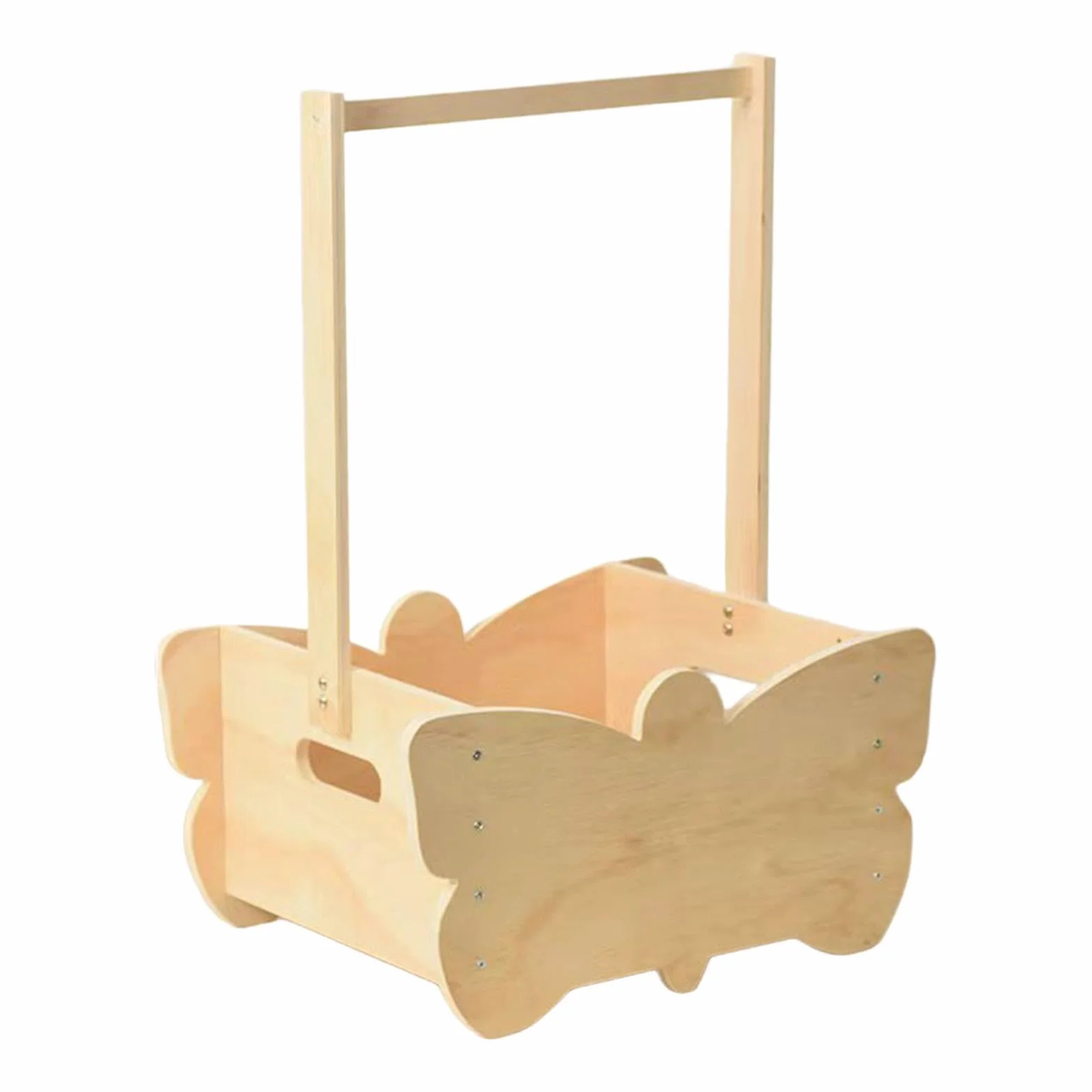 Amagogo Armario de Madera para Shower, Cesta de Almacenamiento, Cesta de Regalo, Caja de Bienvenida con asa para Baberos, Padres, Trajes de niño y niña