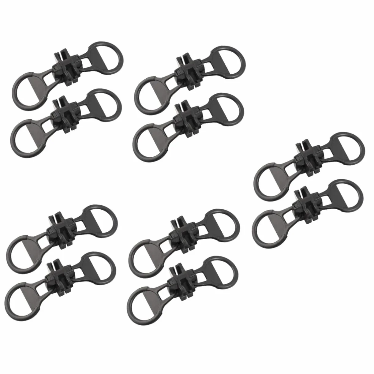 SHINEOFI 10piezas Cabezas De Reemplazables Tiradores De Prácticos y Resistentes Para Ropa y Accesorios De Instalación