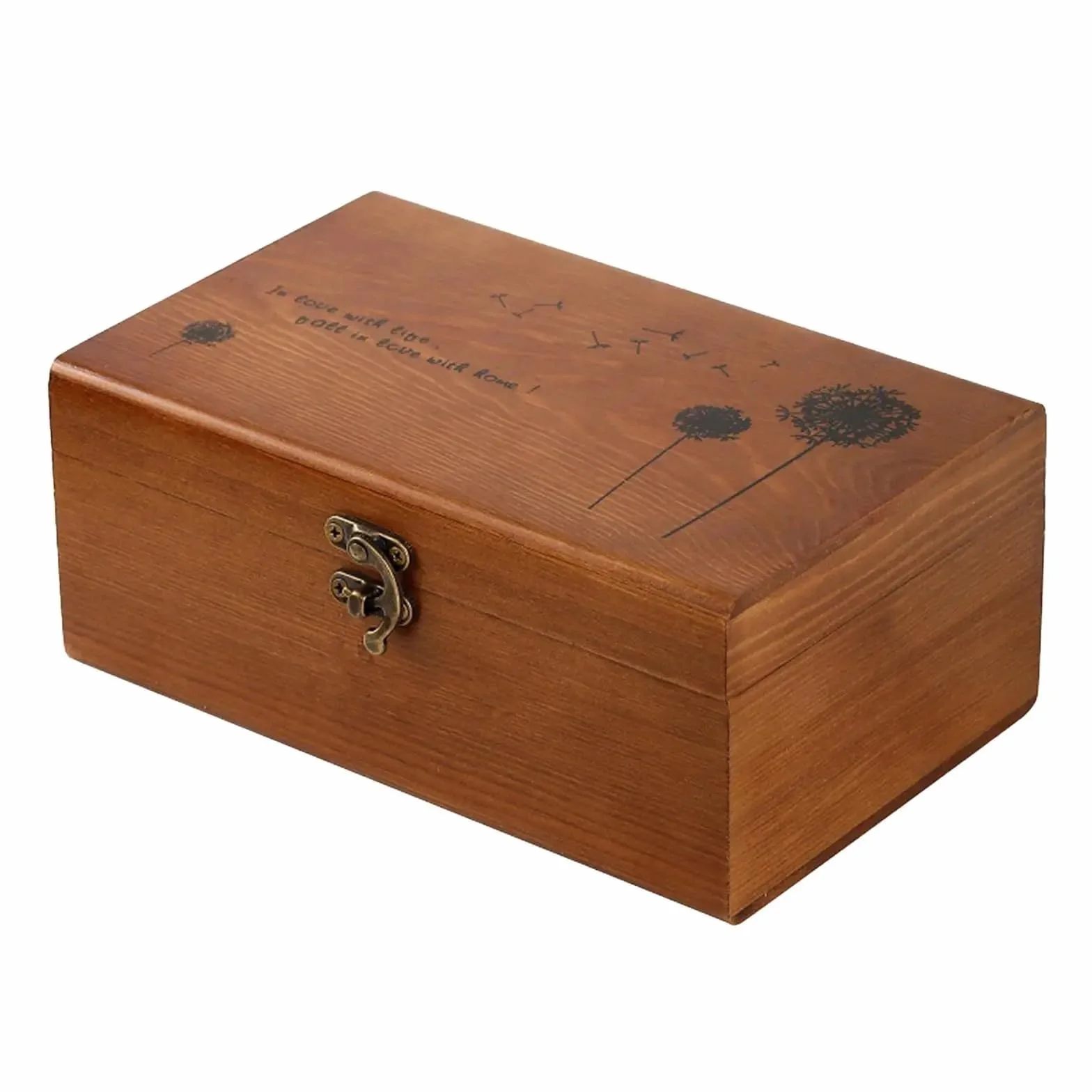 Caja de costura madera, caja vacía Vintage for principiantes, portátil, for viaje en casa, joyería, accesorios cosméticos, cesta