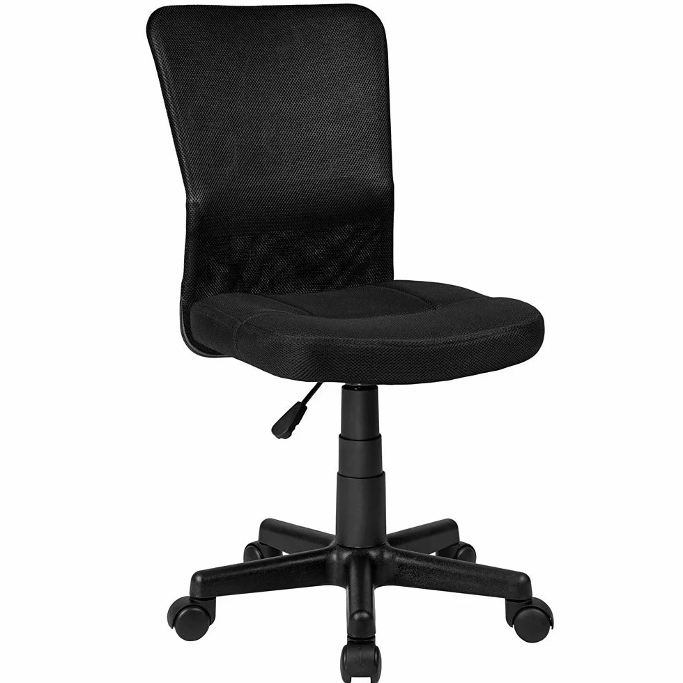 La Silla Española Mojácar Silla de Oficina y Despacho, Poliéster, Negro, 50x40x95 cm