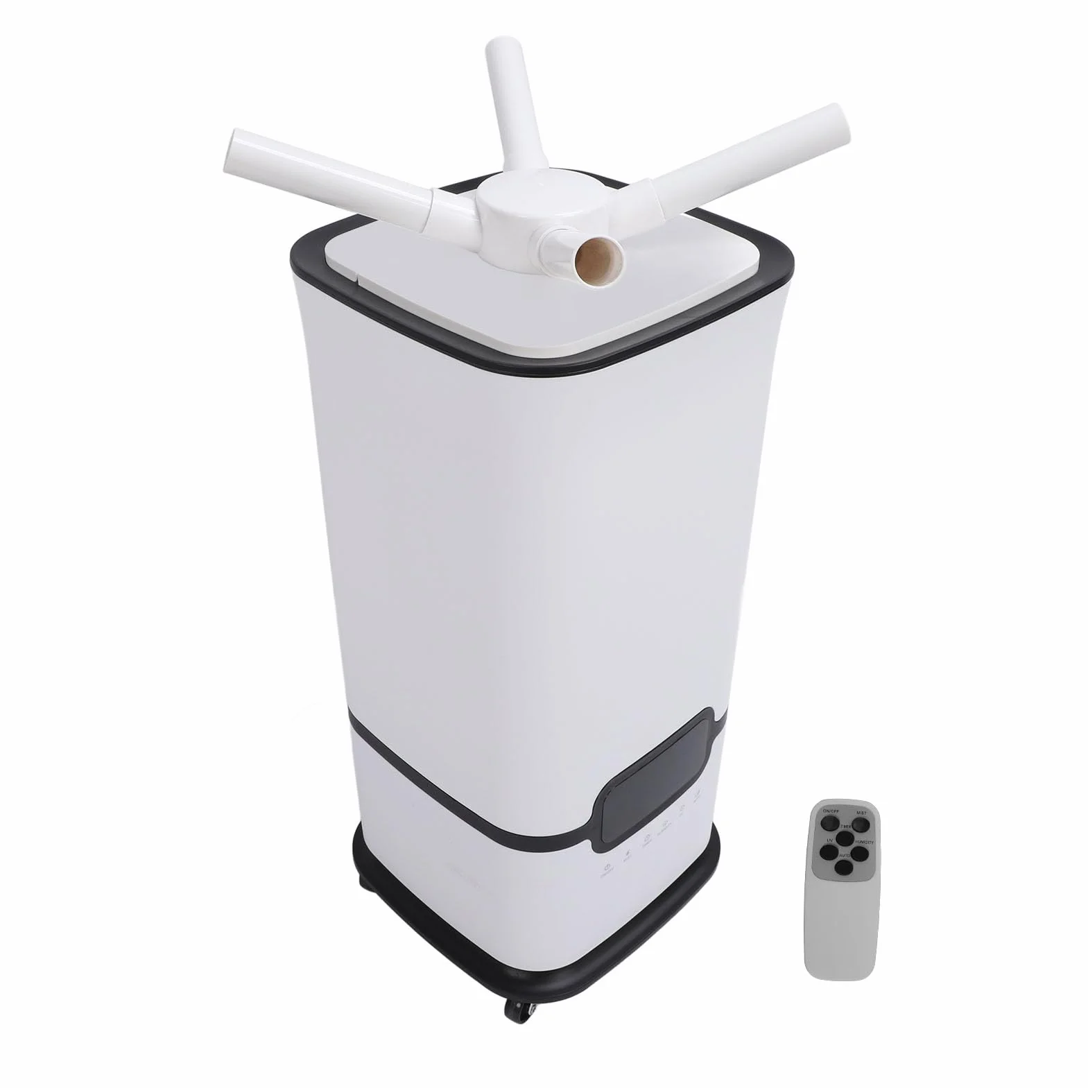 Humidificador Industrial, Humidificador para Todo el Hogar con Tapa Abatible de Sincronización Inteligente 100-240 V para Almacén (Enchufe de la UE)