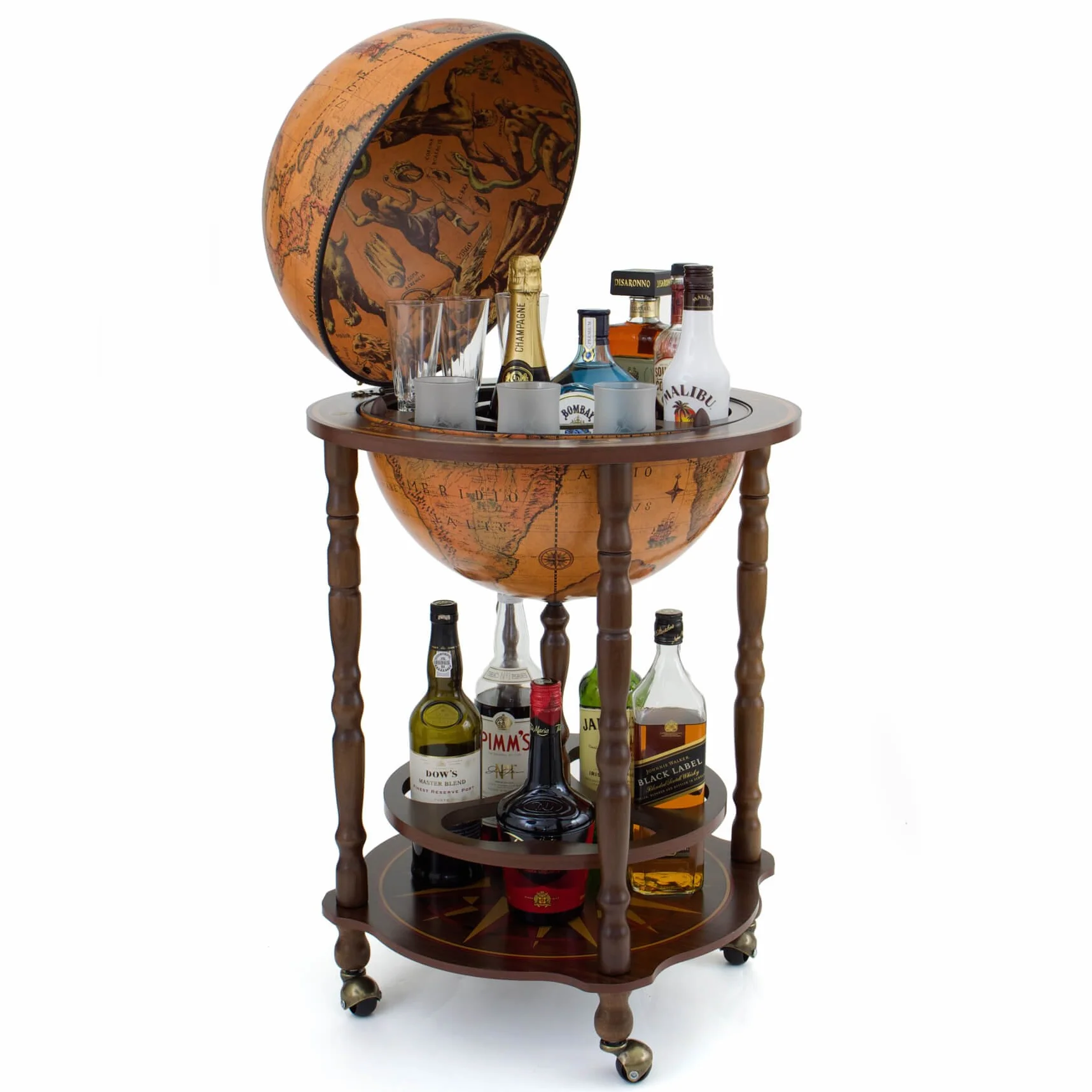 Classica Art 40 - Fabricado en Italia - Minibar, diseño de globo terráqueo