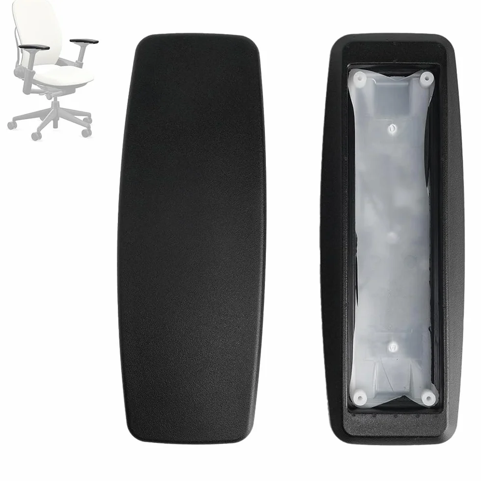 Almohadillas de repuesto para silla de oficina Steelcase Leap V2, color negro