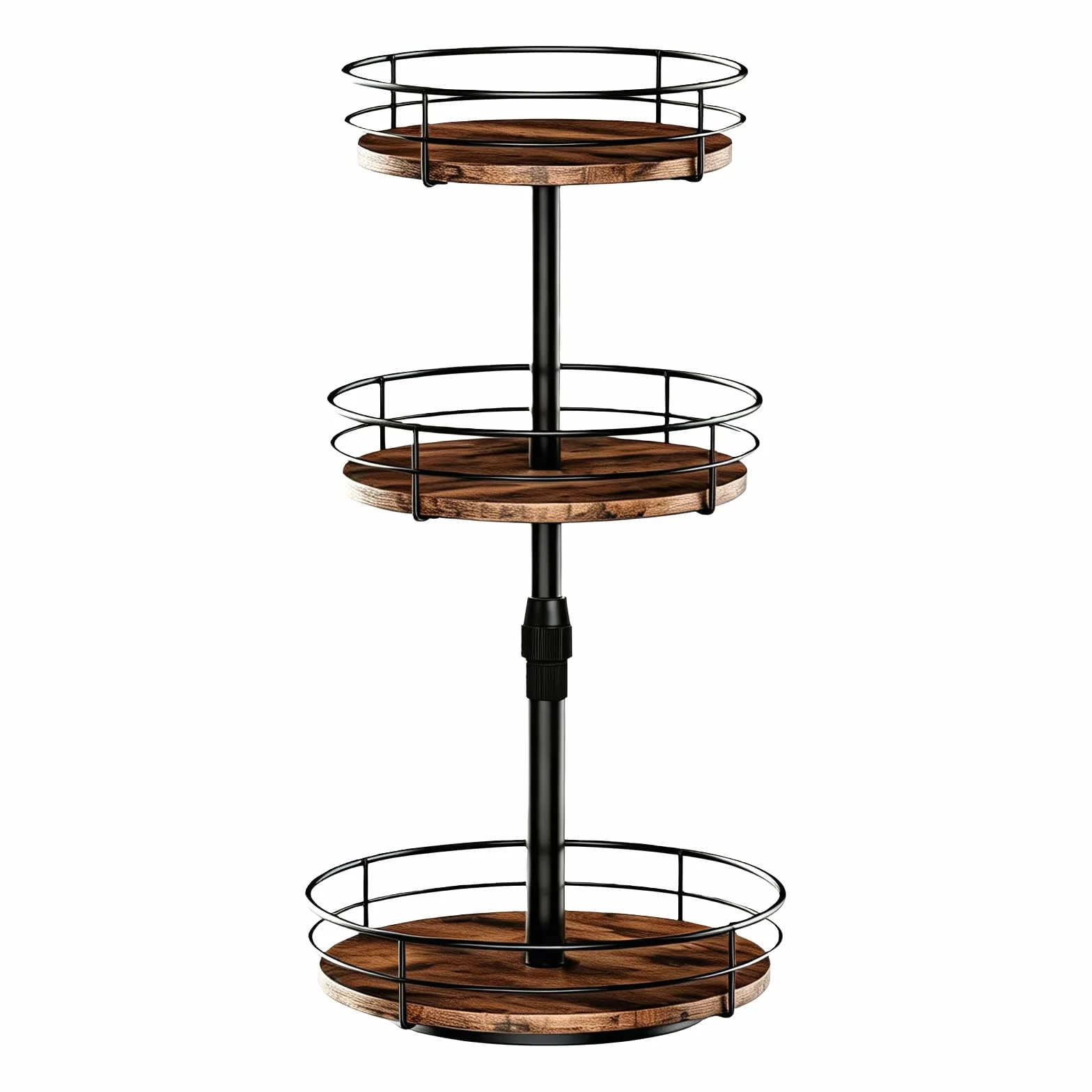 Estante giratorio para especias de 3 niveles, organizador giratorio para especias, 360°, organizador de cocina para mostrador de cocina, mesa de comedor, encimera, de pie, soporte para
