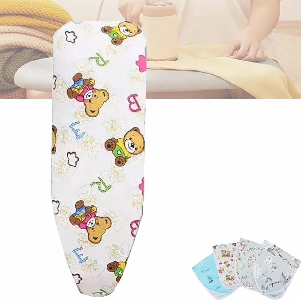 Funda de Repuesto for Tabla de Planchar (15 x 48 Pulgadas), de algodón, con cordón Ajustable ,Fundas para Tablas de Planchar(Green,14x43 Inch(110x34 Cm))