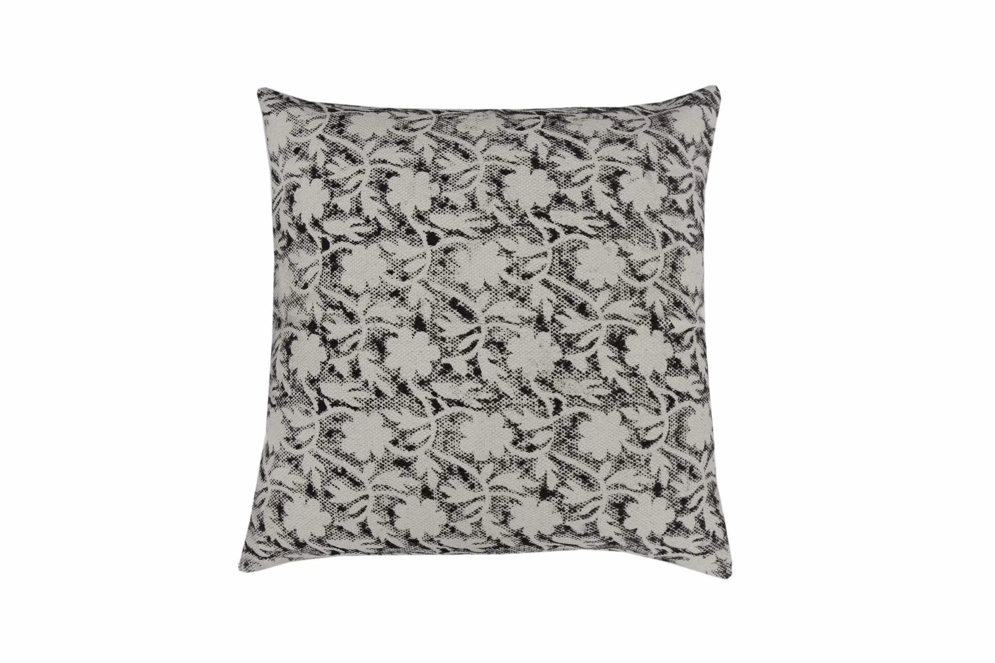 Trade Star - Funda cojín 24 "x 24" Pulgadas,Almohada Cuadrada Hecha a Mano,Funda de cojín 100% algodón,Cojín Decorativo de Tela Barro,Cojín Floral