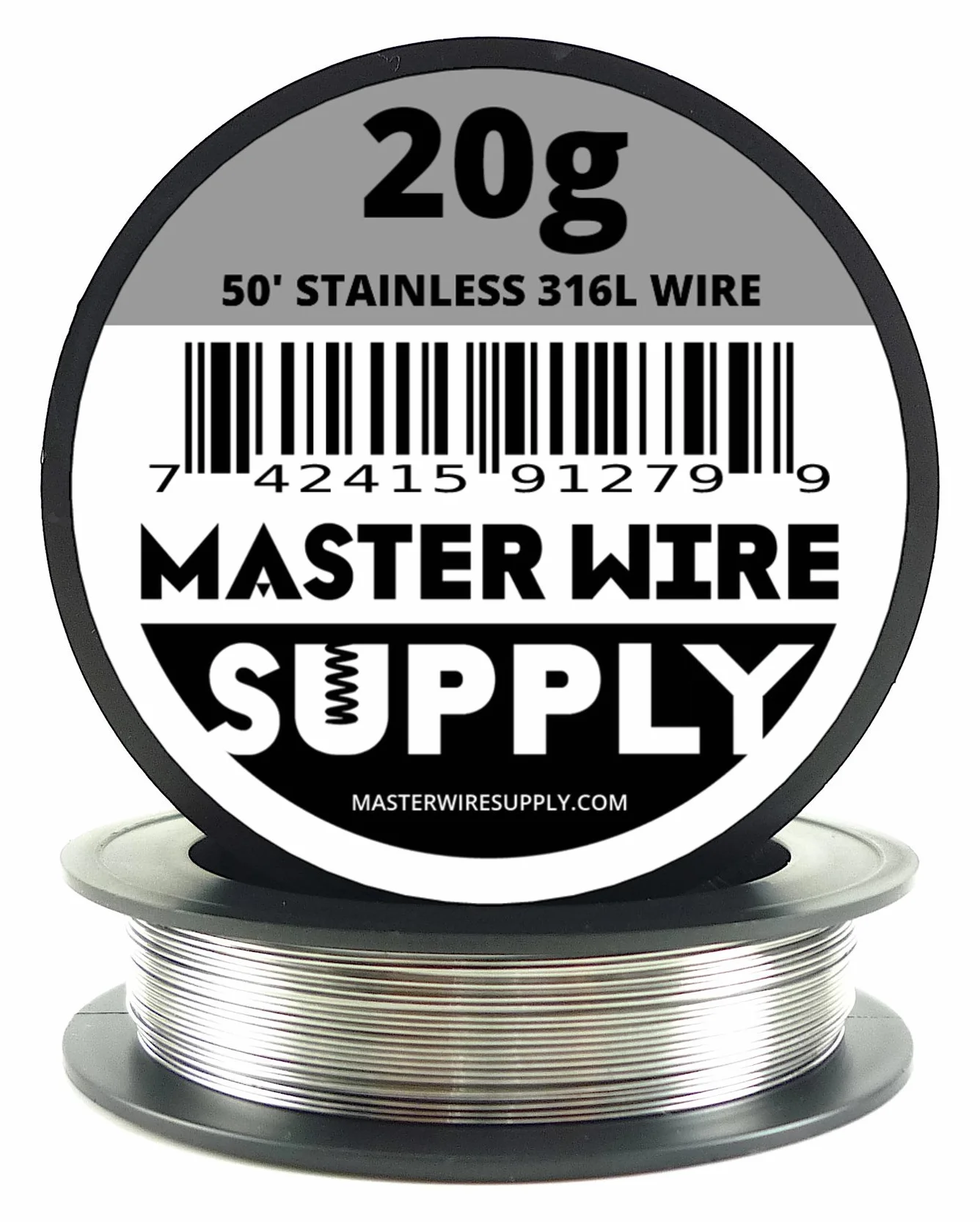 Acero inoxidable 316L - 50' - Alambre de calibre 20
