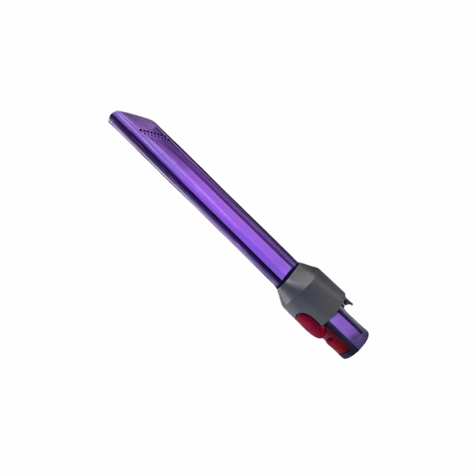 Iluminación de aspiradora plana con abertura de succión LED, ranura estrecha, cabezal de succión de boca plana larga, compatible con Dyson V7/V8/V10/V11/V15 (base añade adaptador de EE. UU.)
